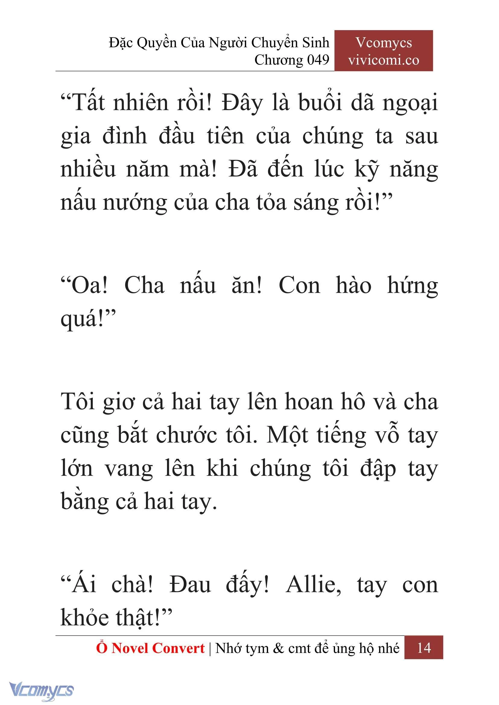 [Novel] Đặc Quyền Của Người Chuyển Sinh Chapter  49 - 16