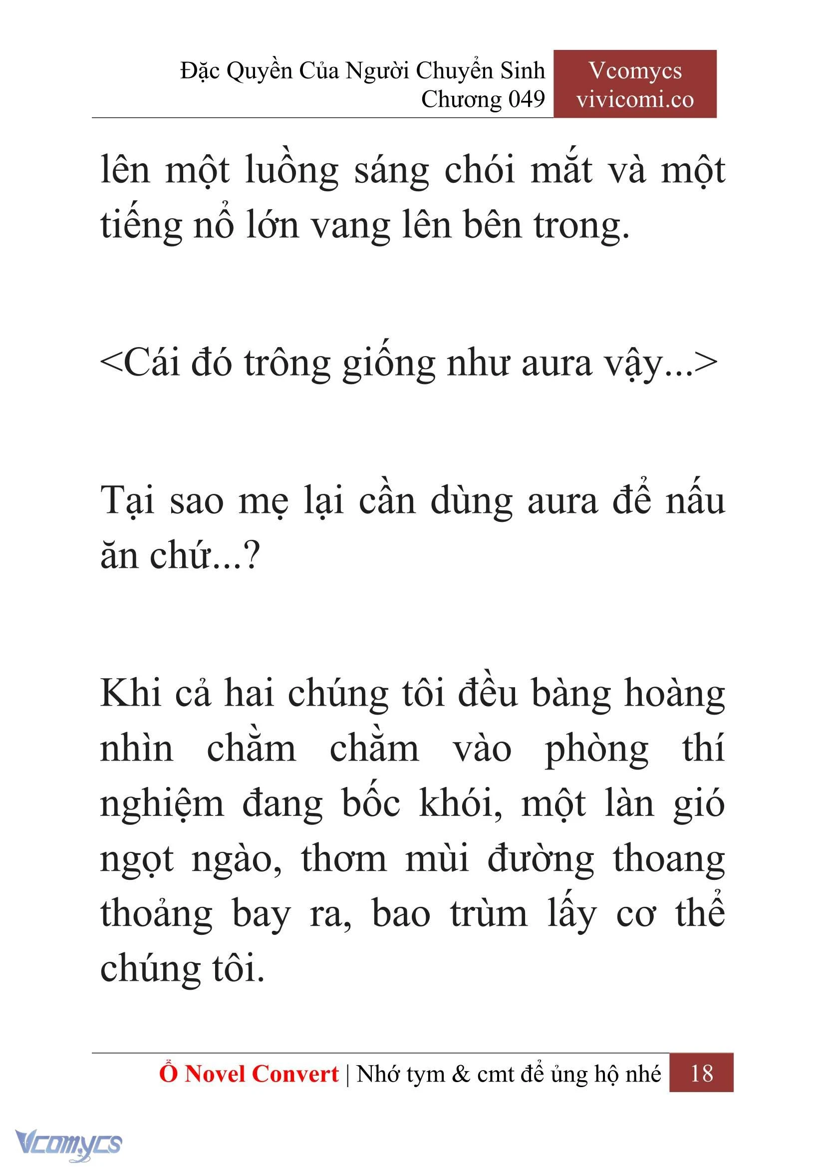 [Novel] Đặc Quyền Của Người Chuyển Sinh Chapter  49 - 20