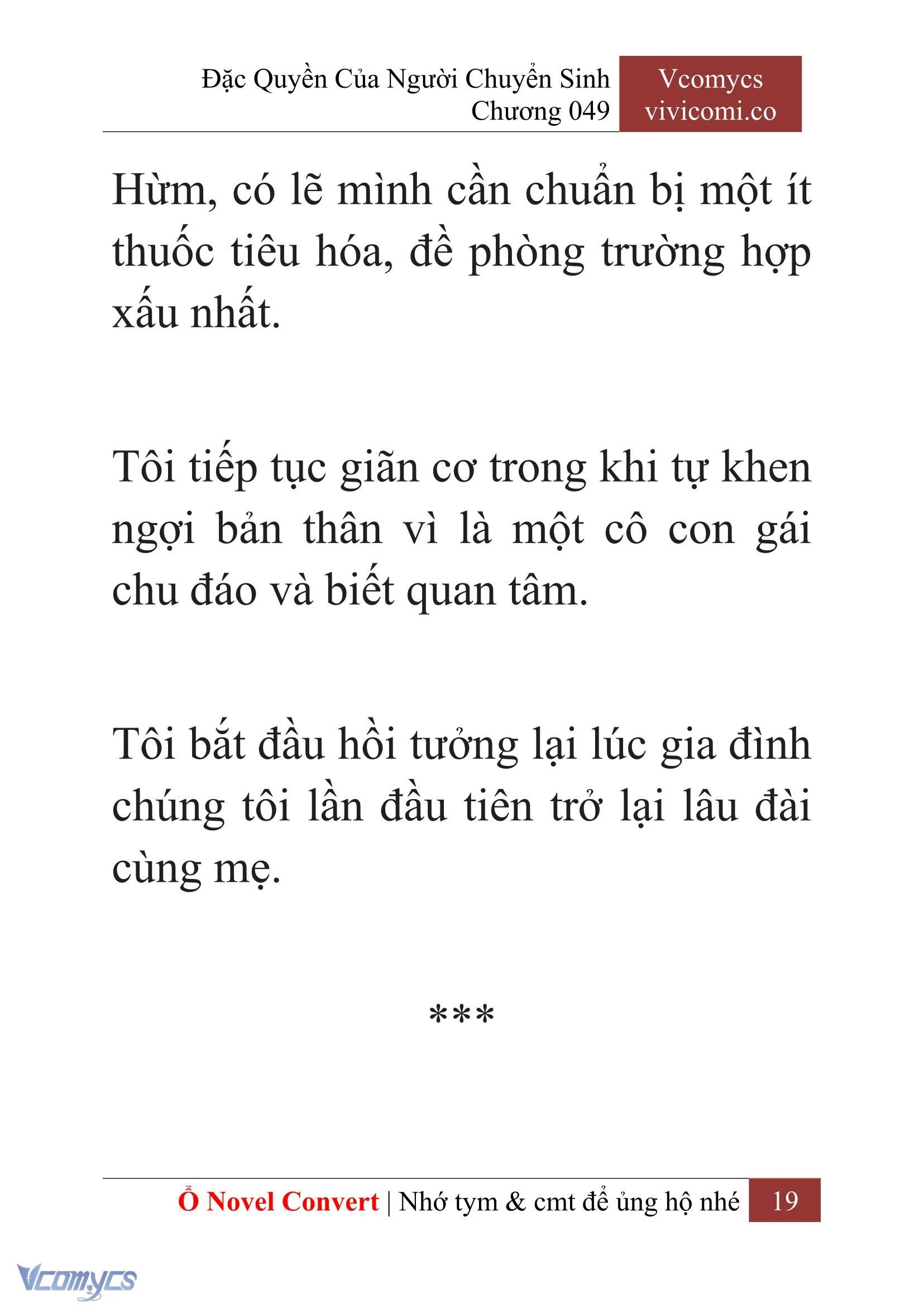 [Novel] Đặc Quyền Của Người Chuyển Sinh Chapter  49 - 21