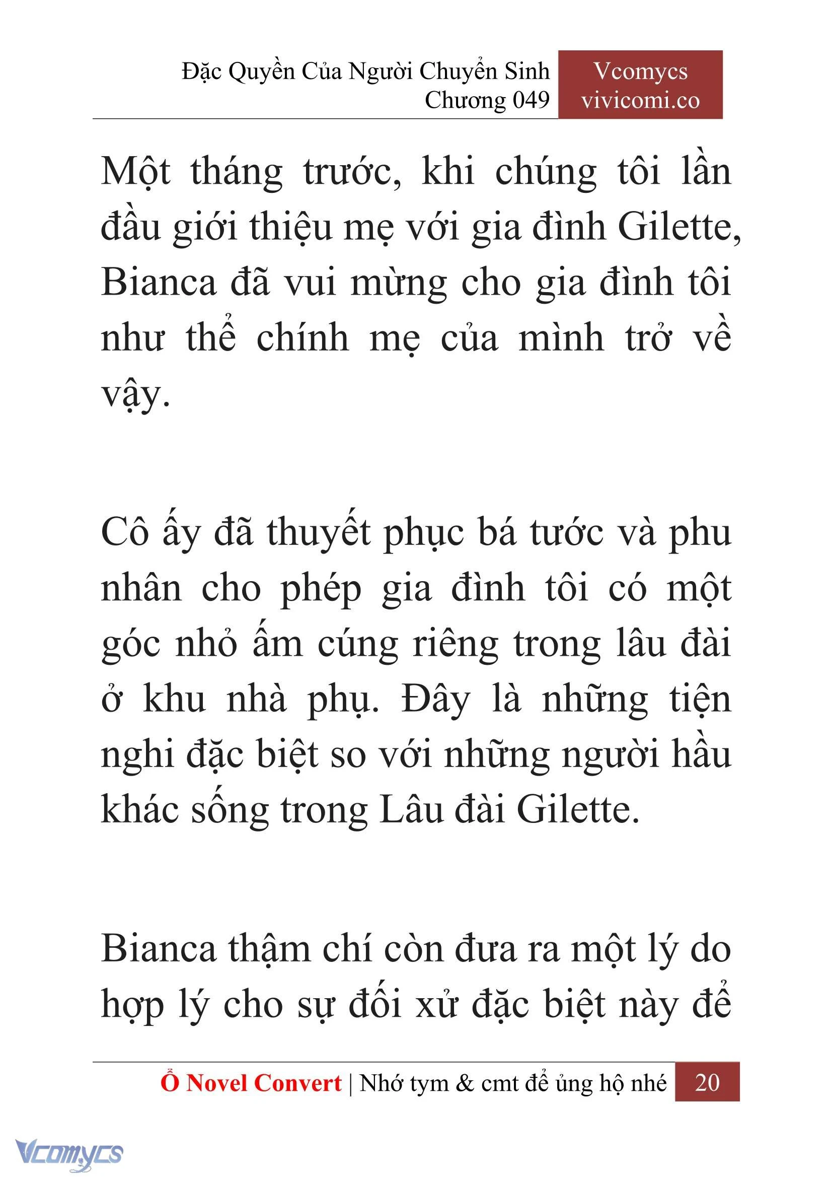 [Novel] Đặc Quyền Của Người Chuyển Sinh Chapter  49 - 22