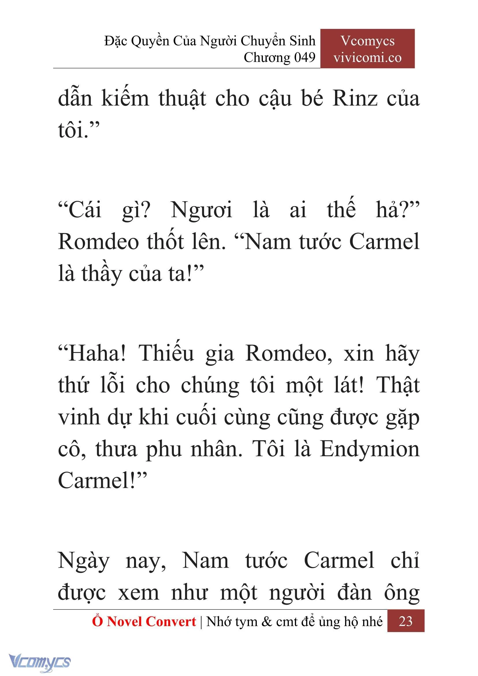 [Novel] Đặc Quyền Của Người Chuyển Sinh Chapter  49 - 25