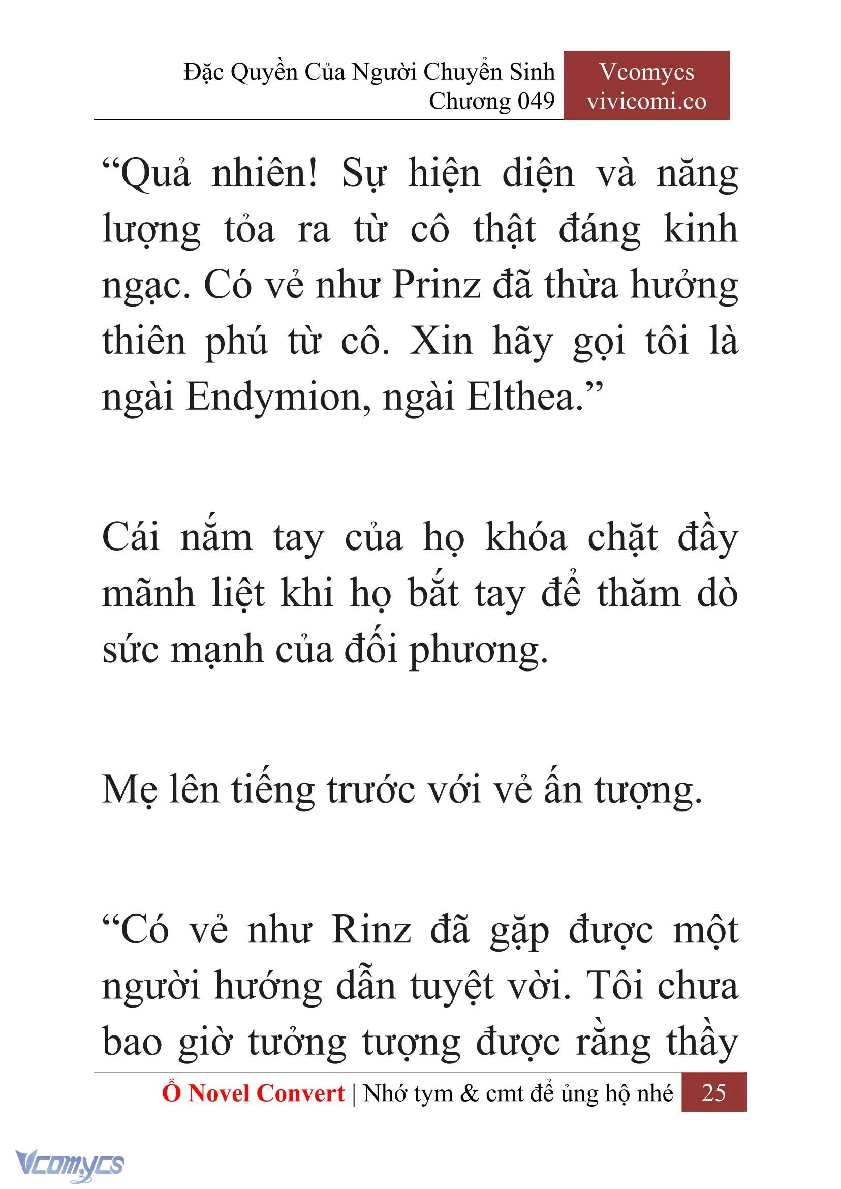 [Novel] Đặc Quyền Của Người Chuyển Sinh Chapter  49 - 27