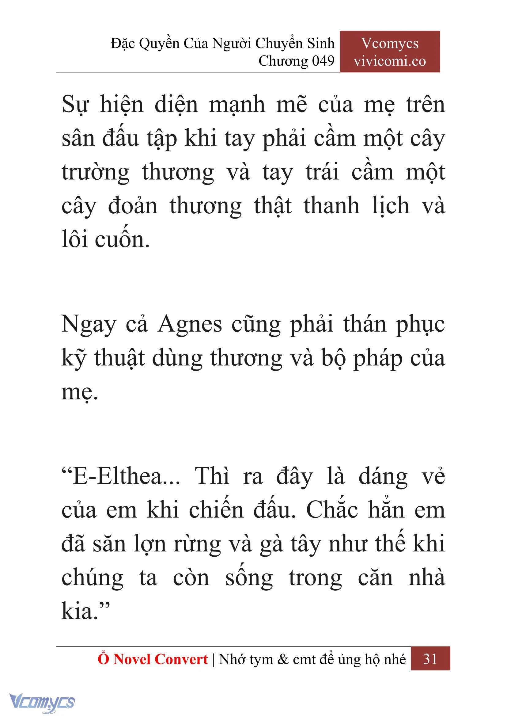 [Novel] Đặc Quyền Của Người Chuyển Sinh Chapter  49 - 33