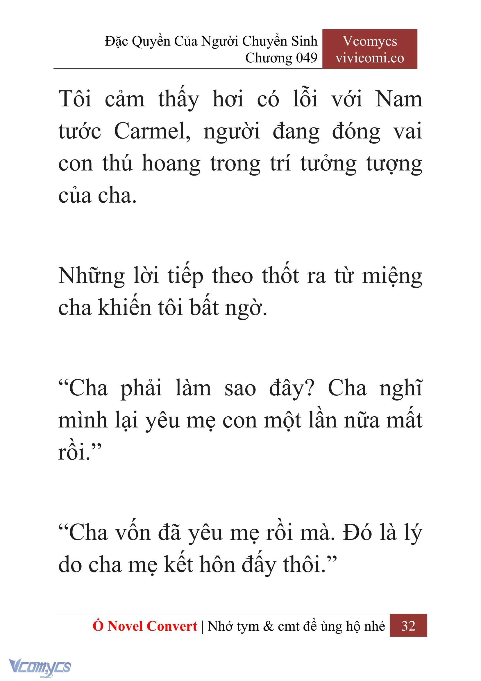 [Novel] Đặc Quyền Của Người Chuyển Sinh Chapter  49 - 34