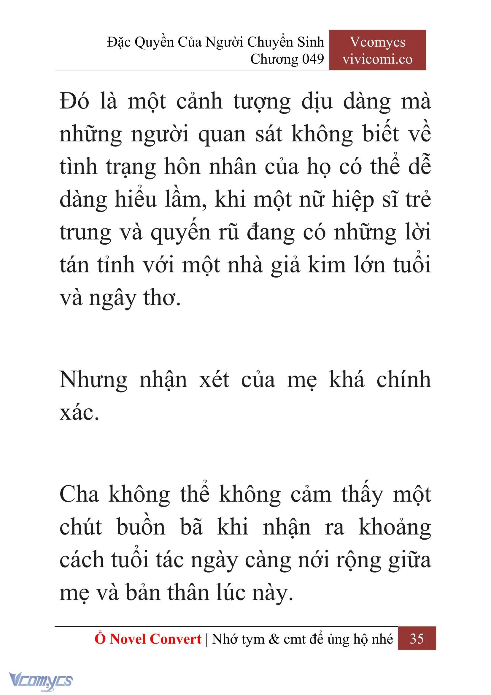 [Novel] Đặc Quyền Của Người Chuyển Sinh Chapter  49 - 37