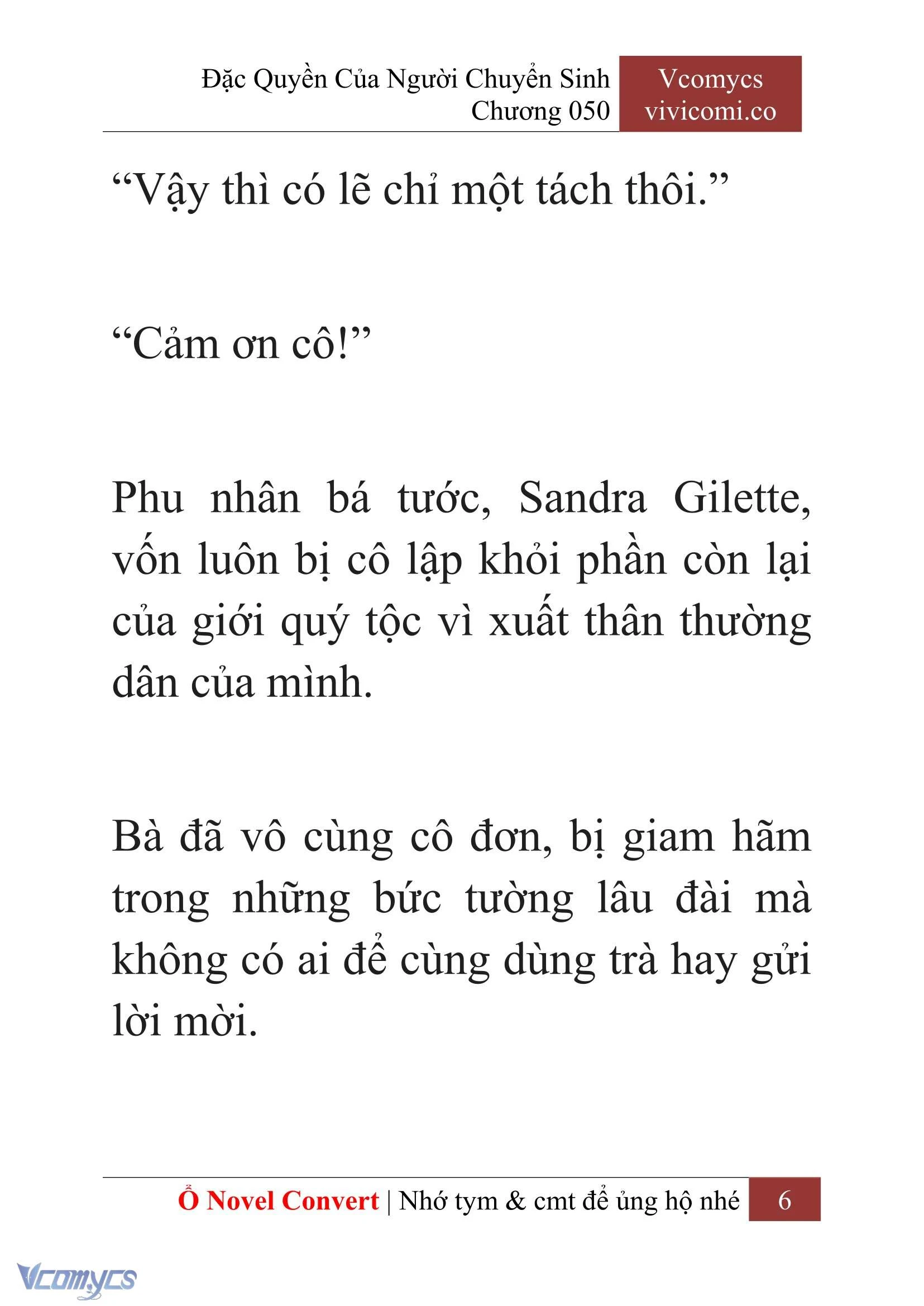 [Novel] Đặc Quyền Của Người Chuyển Sinh Chapter  50 - 8