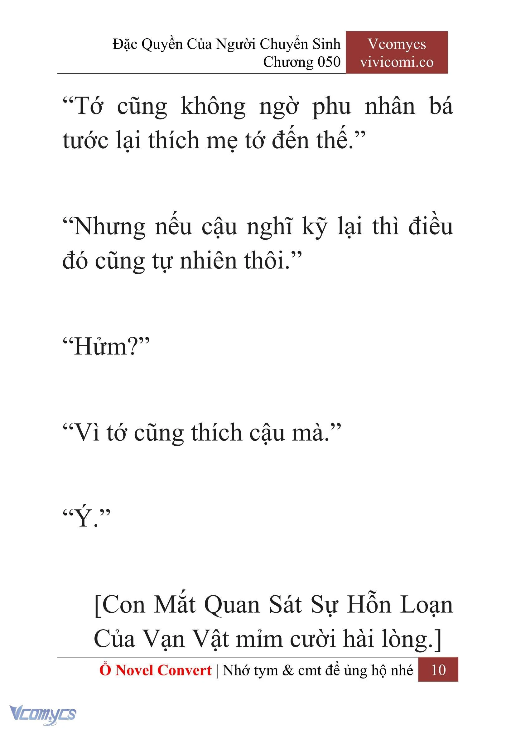 [Novel] Đặc Quyền Của Người Chuyển Sinh Chapter  50 - 12