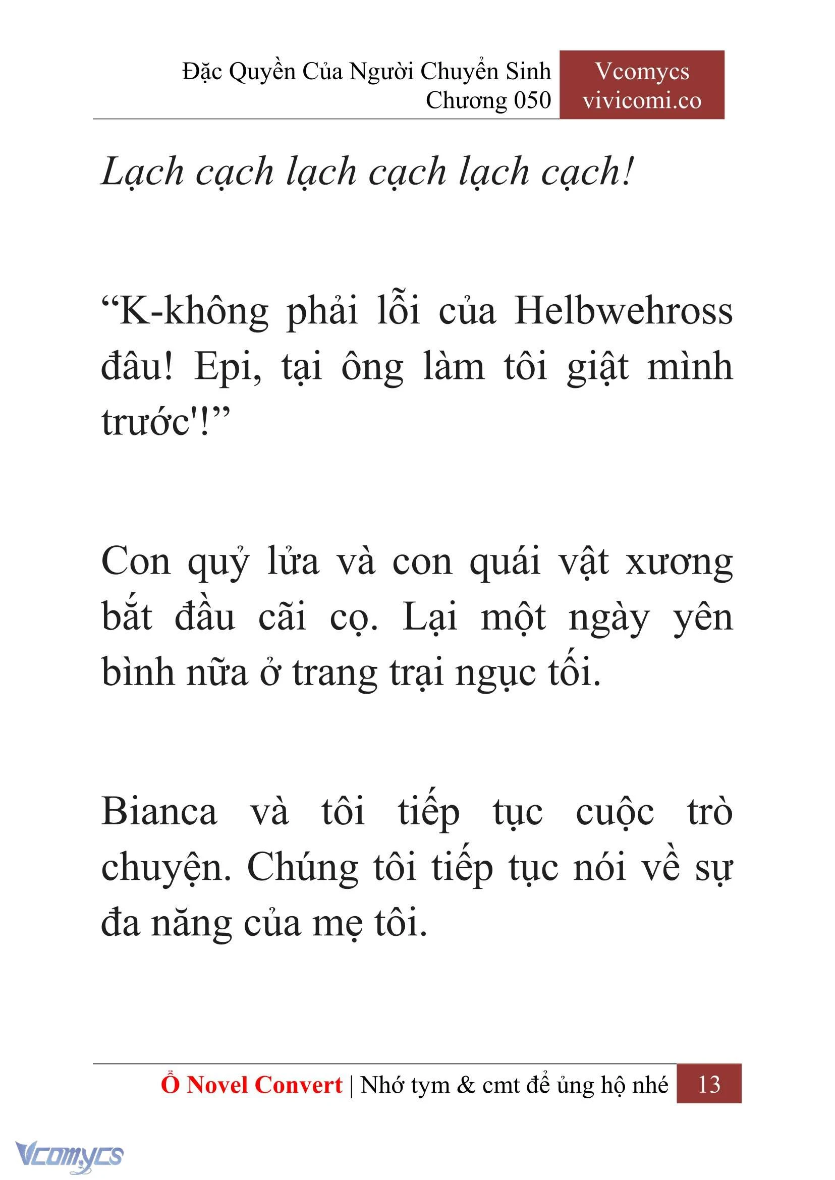 [Novel] Đặc Quyền Của Người Chuyển Sinh Chapter  50 - 15