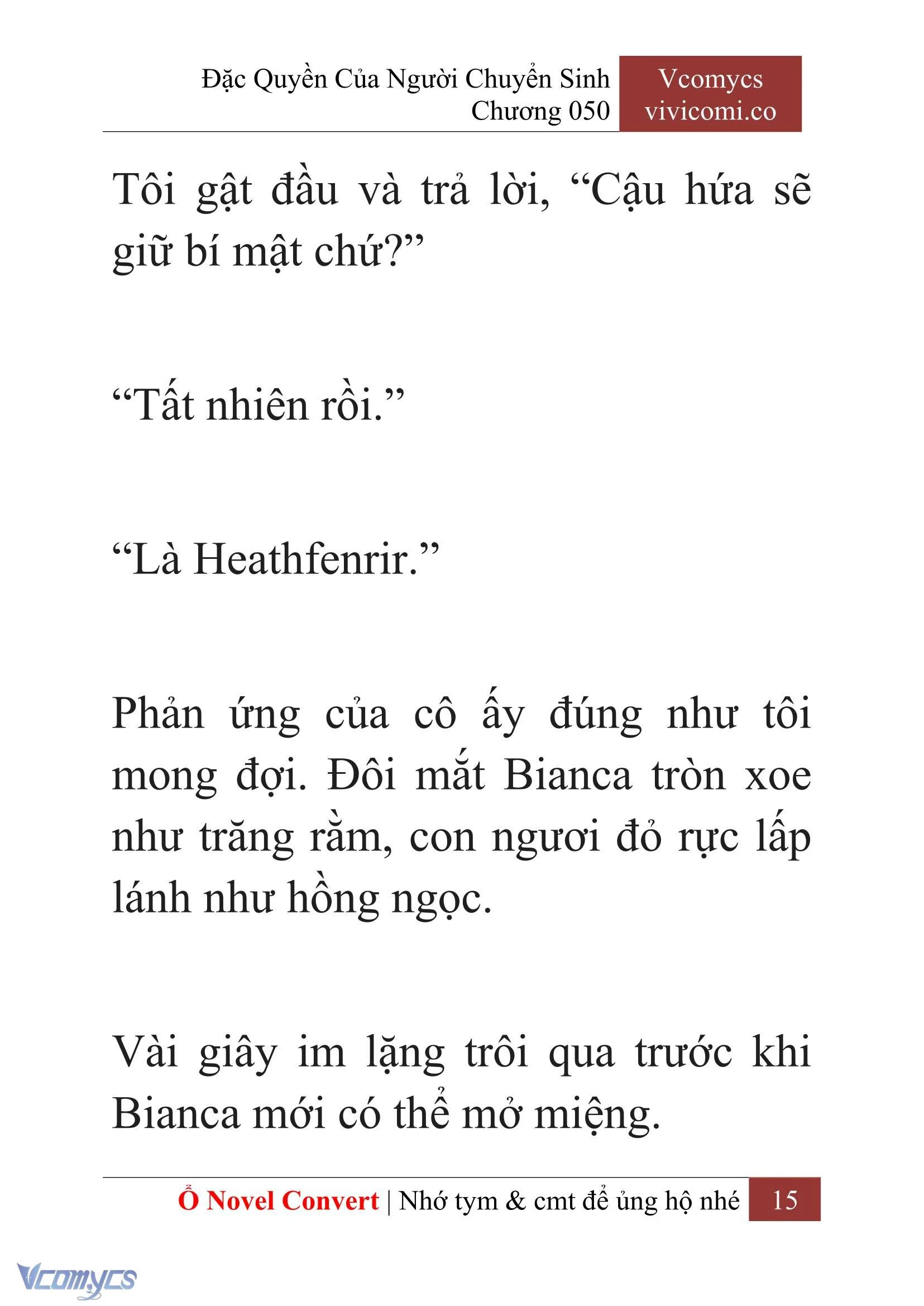 [Novel] Đặc Quyền Của Người Chuyển Sinh Chapter  50 - 17