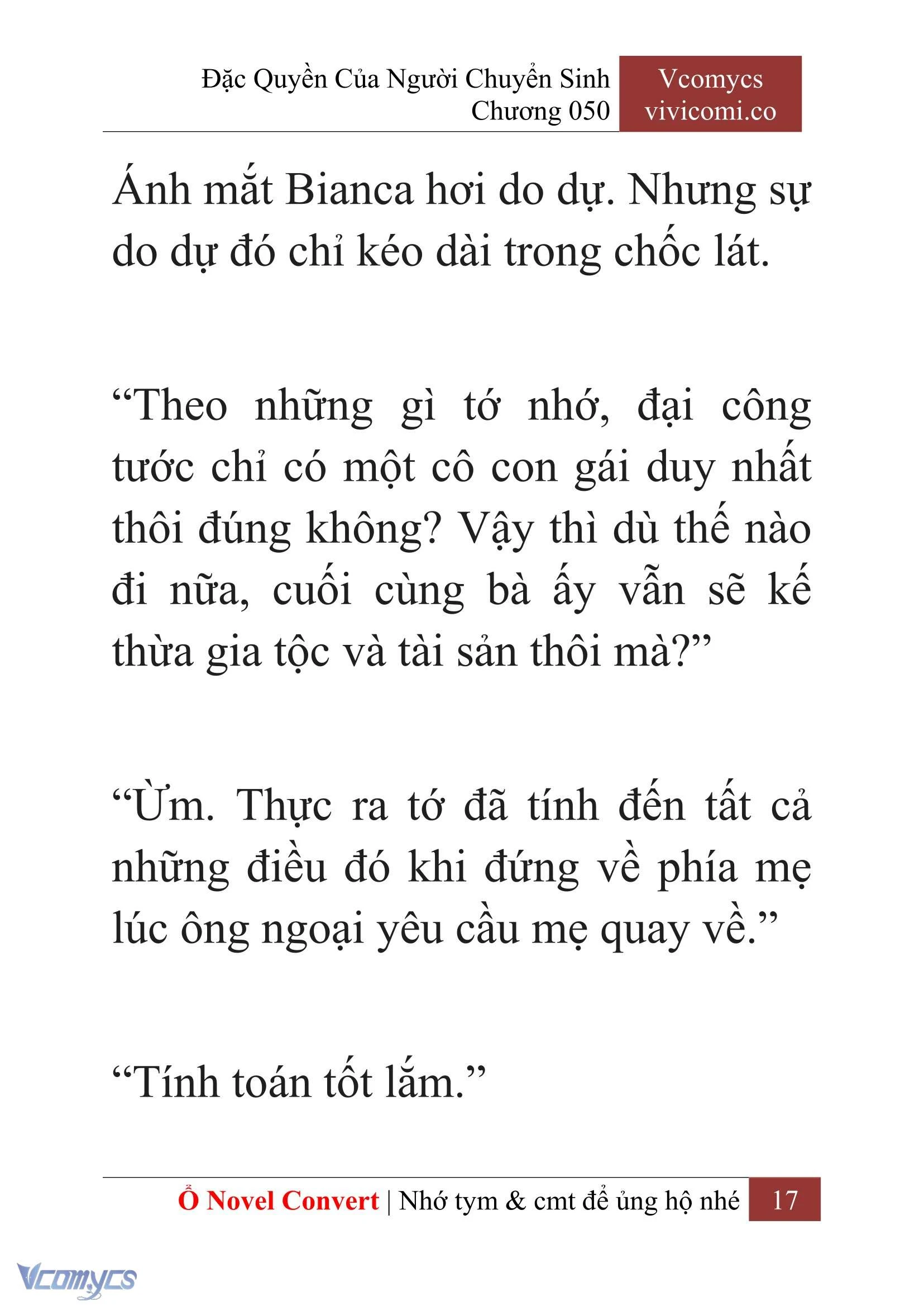 [Novel] Đặc Quyền Của Người Chuyển Sinh Chapter  50 - 19