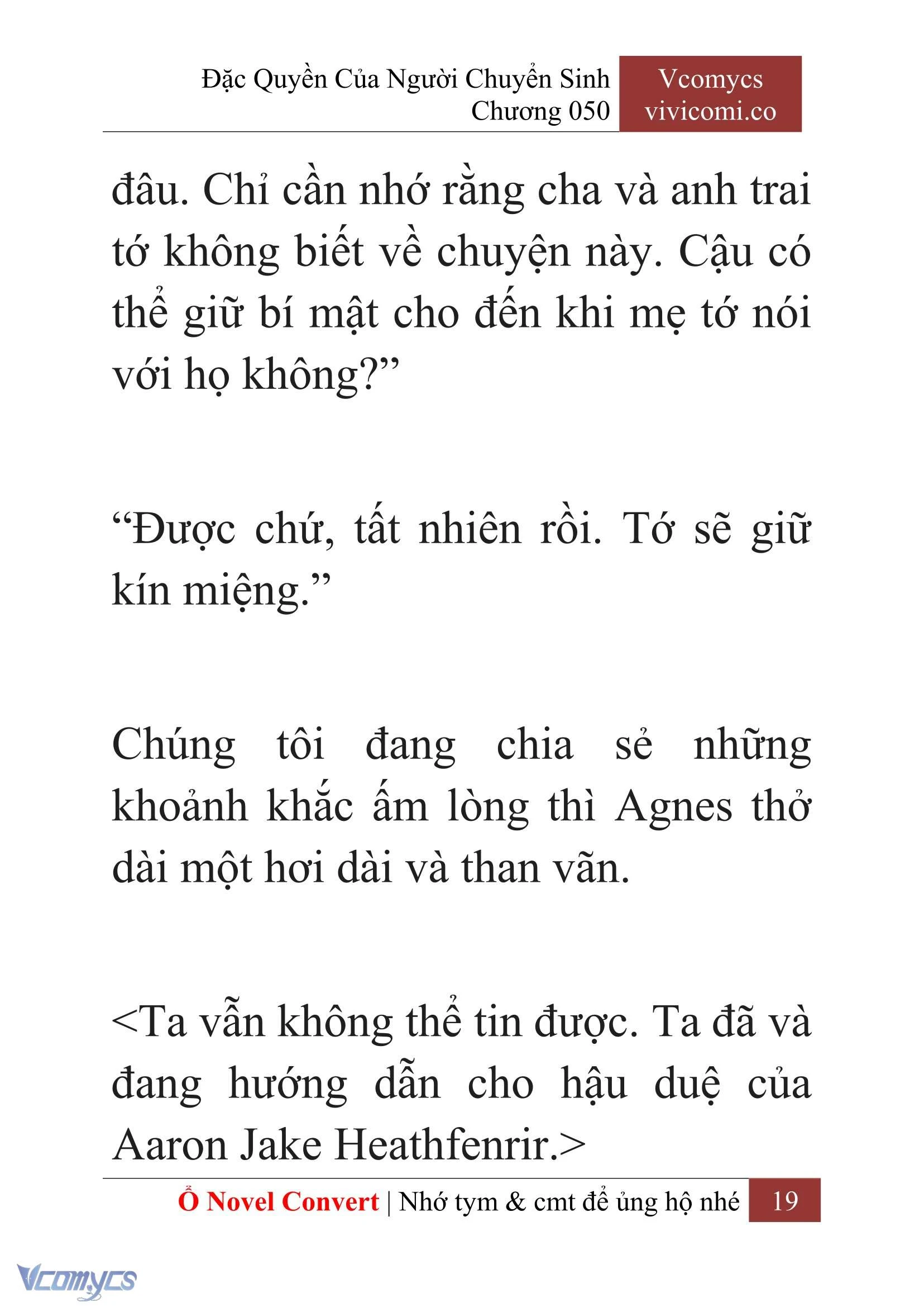[Novel] Đặc Quyền Của Người Chuyển Sinh Chapter  50 - 21