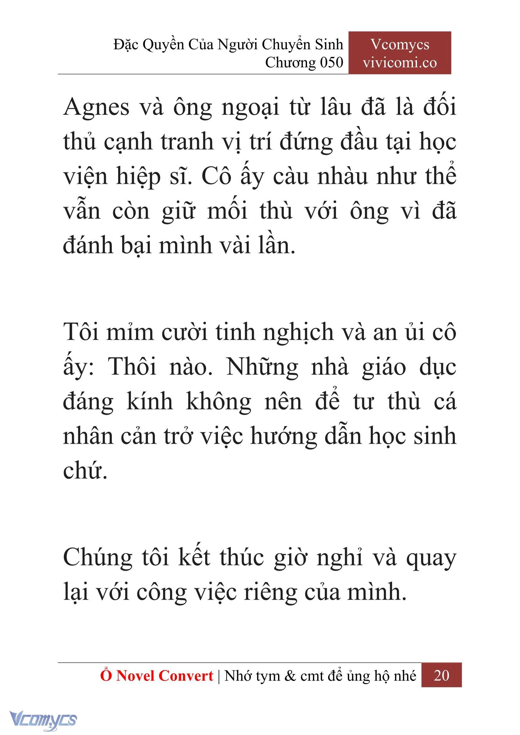 [Novel] Đặc Quyền Của Người Chuyển Sinh Chapter  50 - 22