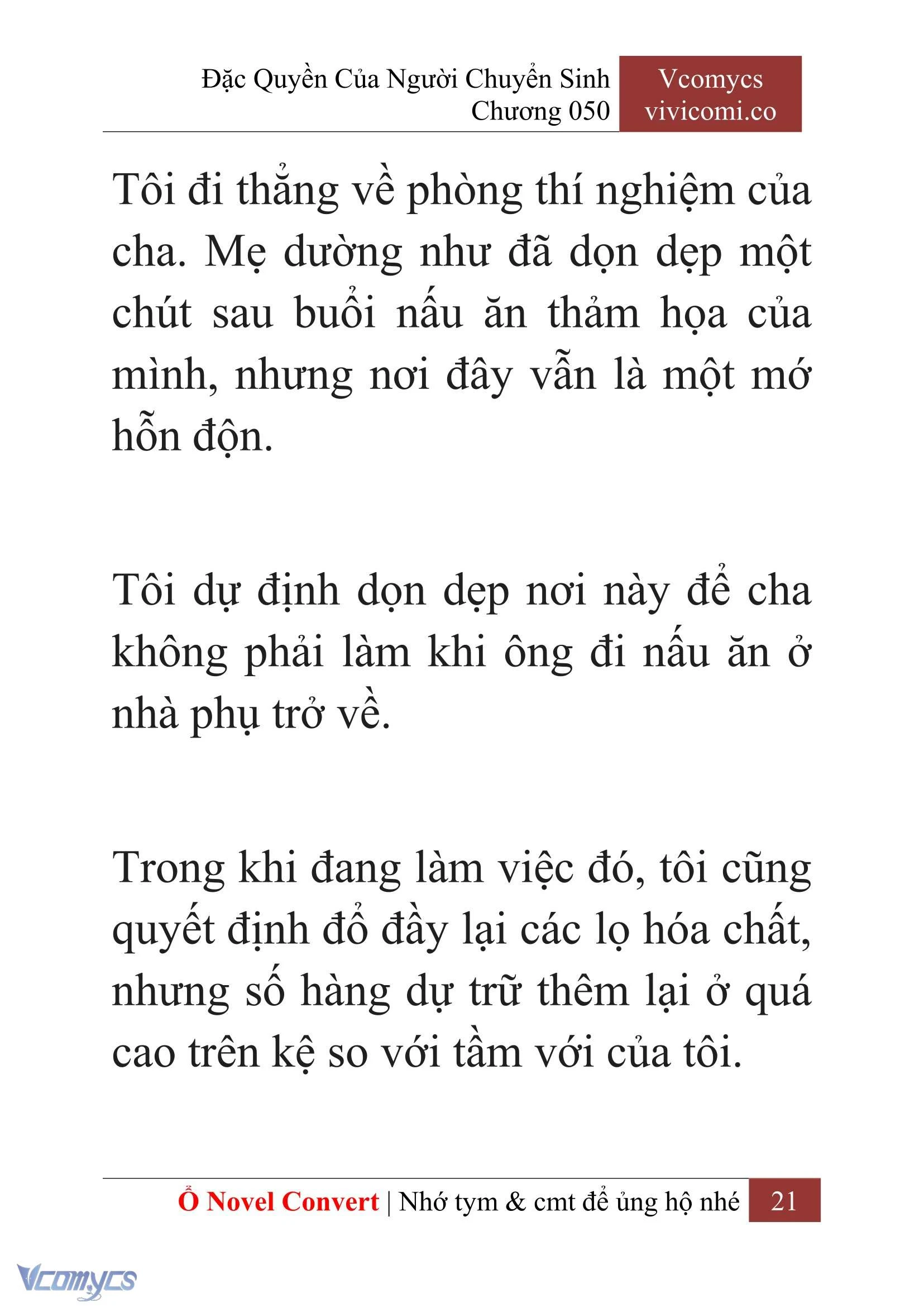 [Novel] Đặc Quyền Của Người Chuyển Sinh Chapter  50 - 23