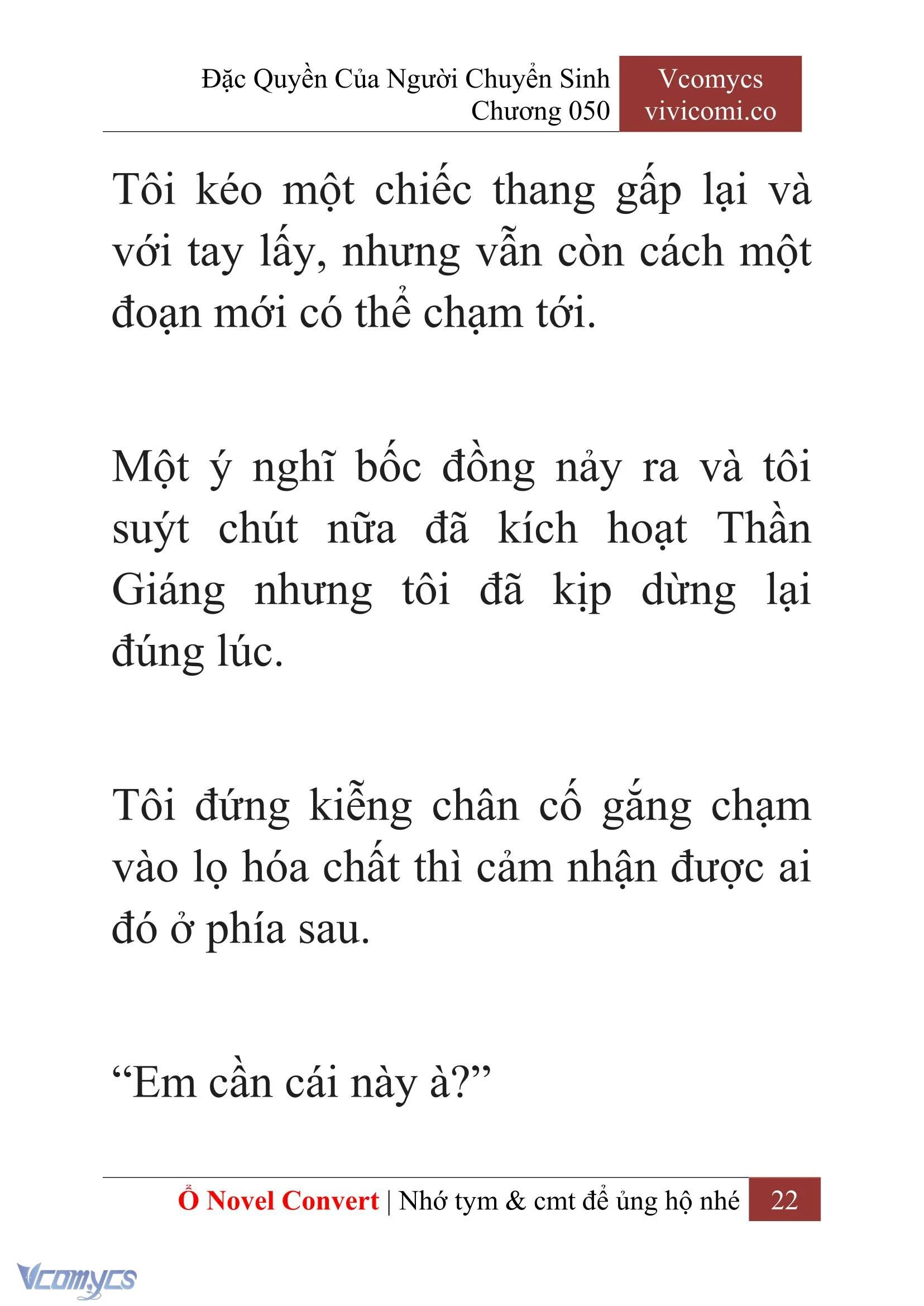 [Novel] Đặc Quyền Của Người Chuyển Sinh Chapter  50 - 24