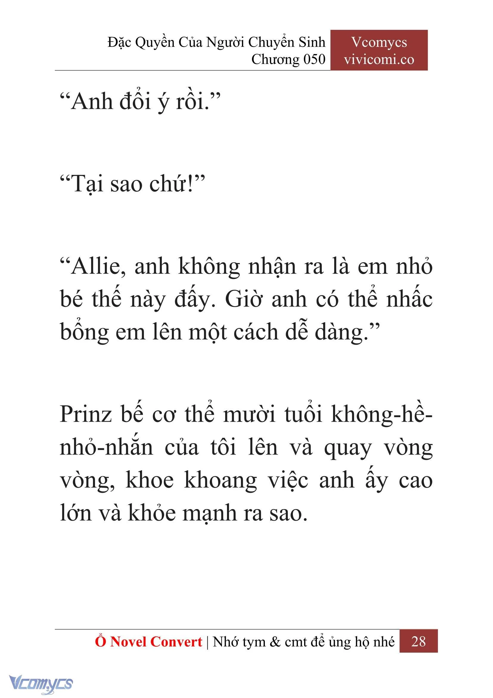 [Novel] Đặc Quyền Của Người Chuyển Sinh Chapter  50 - 30