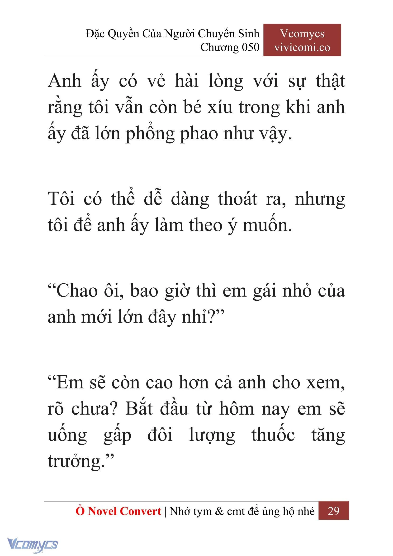 [Novel] Đặc Quyền Của Người Chuyển Sinh Chapter  50 - 31