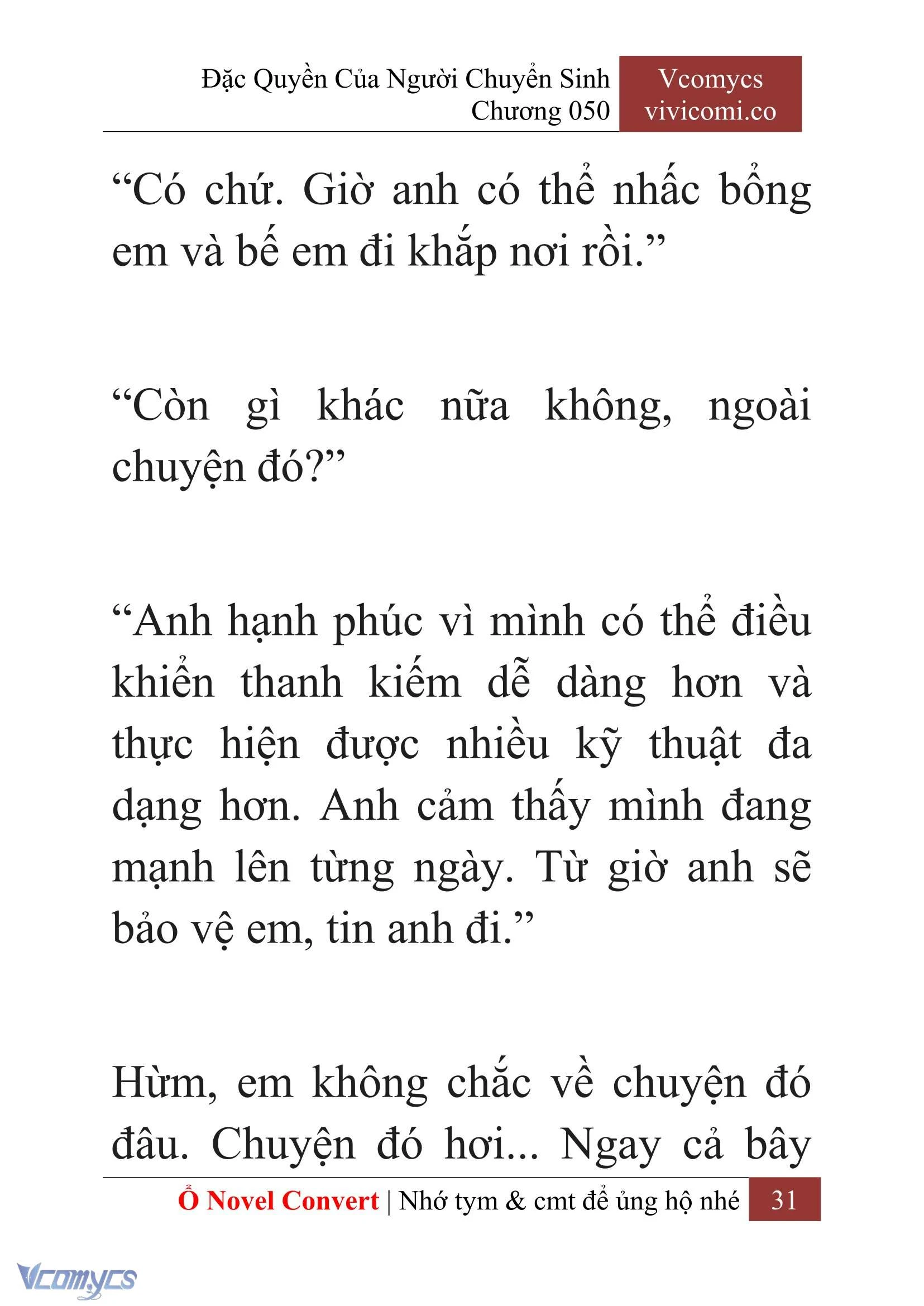 [Novel] Đặc Quyền Của Người Chuyển Sinh Chapter  50 - 33