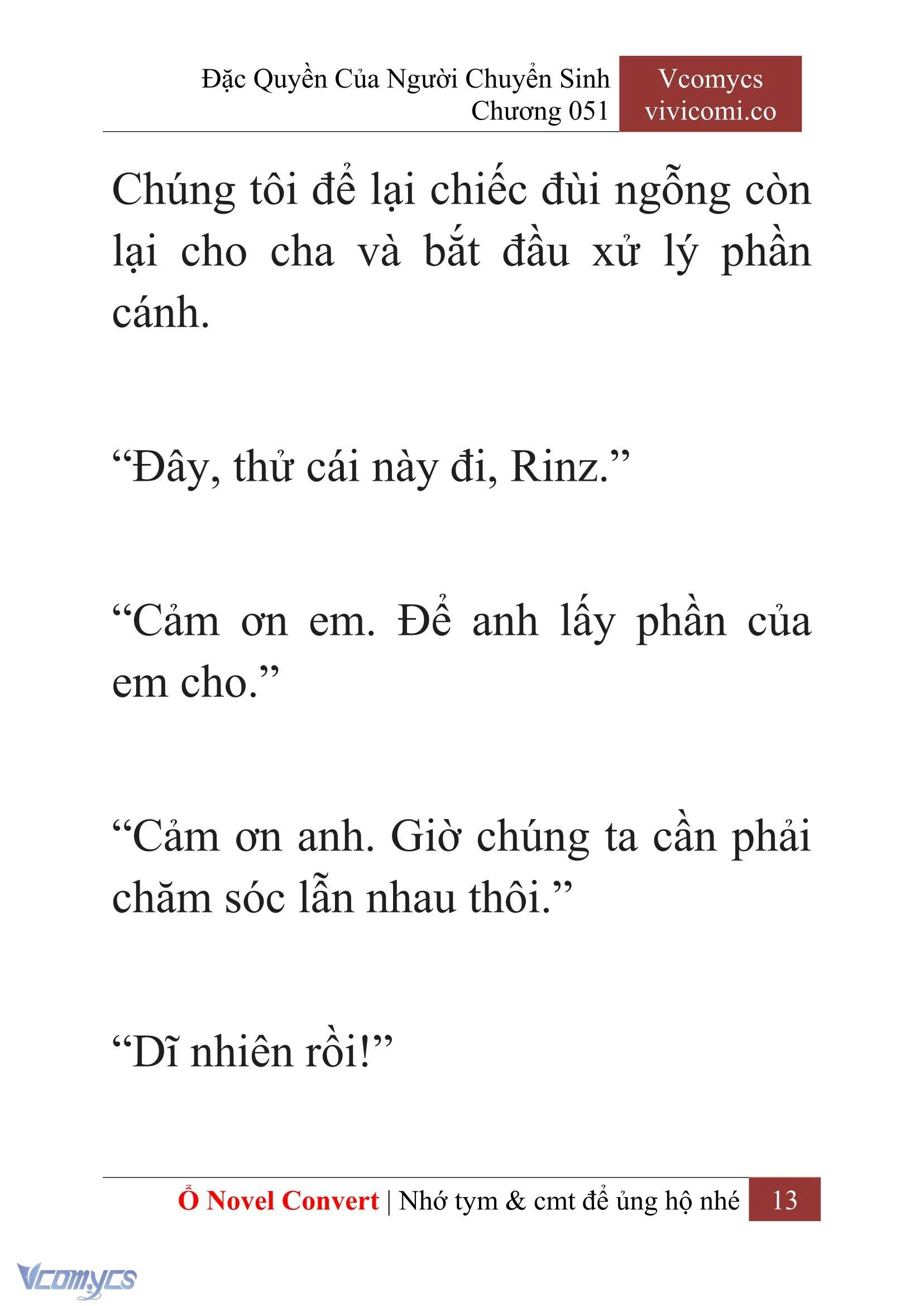 [Novel] Đặc Quyền Của Người Chuyển Sinh Chapter  51 - 15