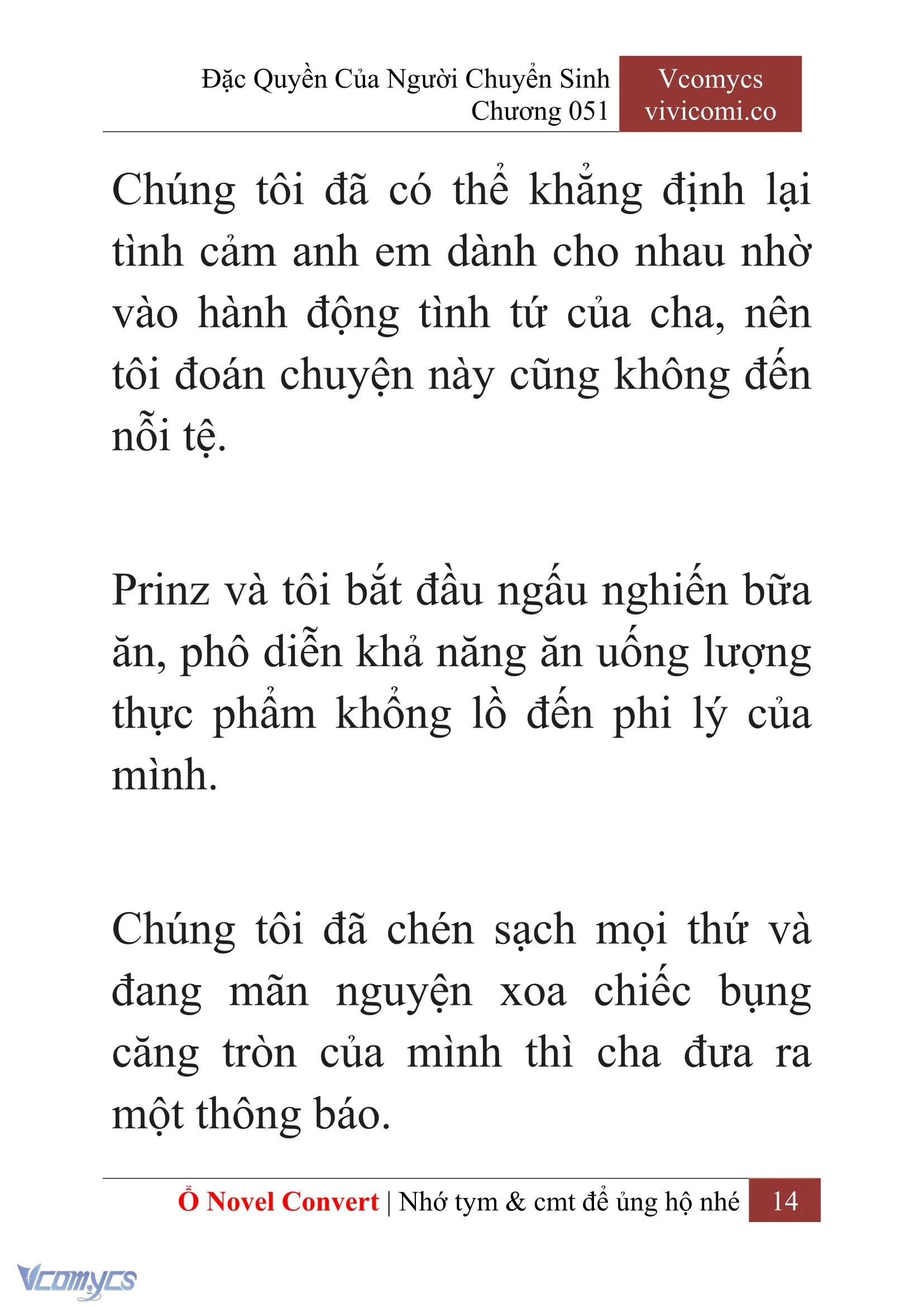 [Novel] Đặc Quyền Của Người Chuyển Sinh Chapter  51 - 16