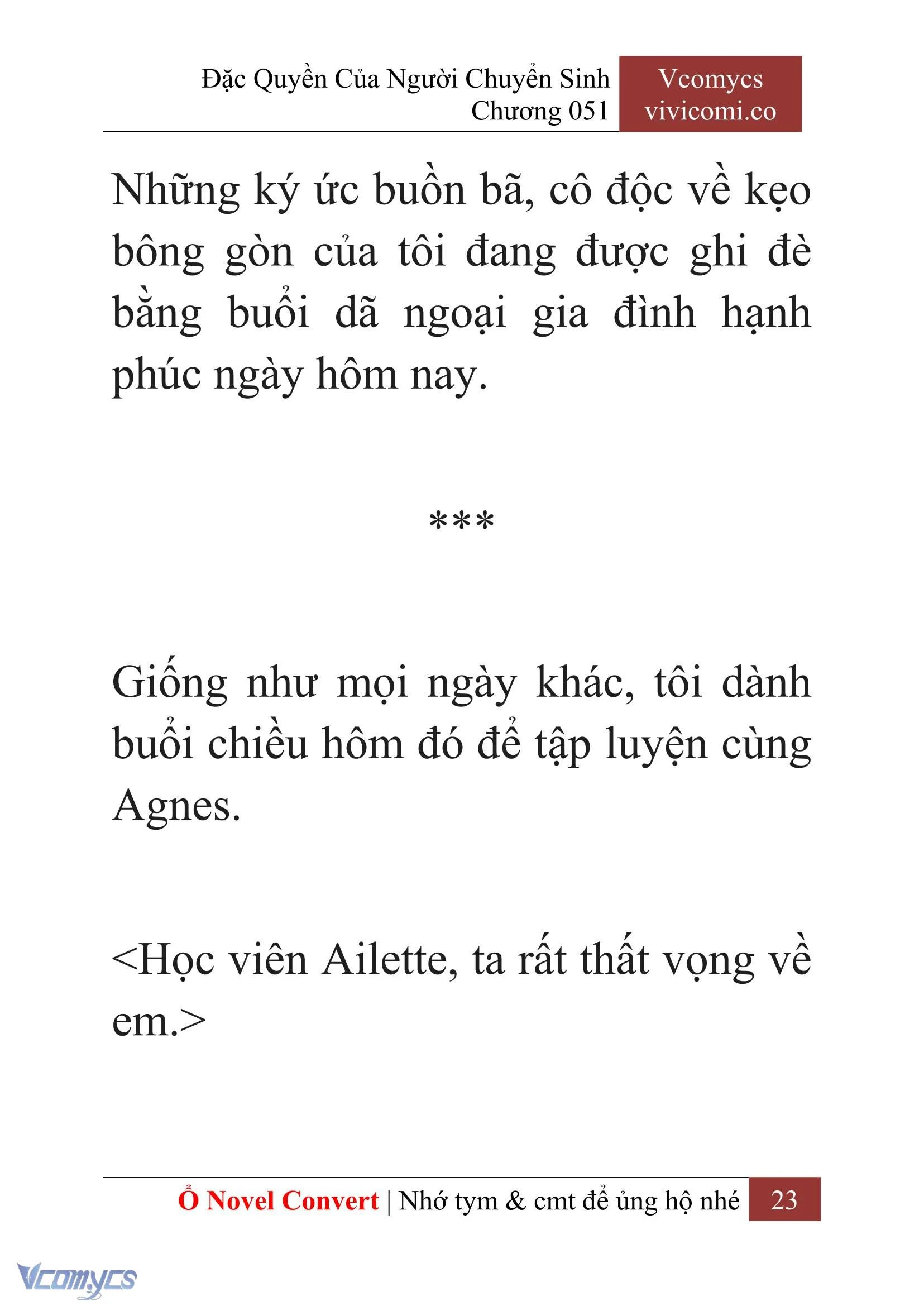 [Novel] Đặc Quyền Của Người Chuyển Sinh Chapter  51 - 25