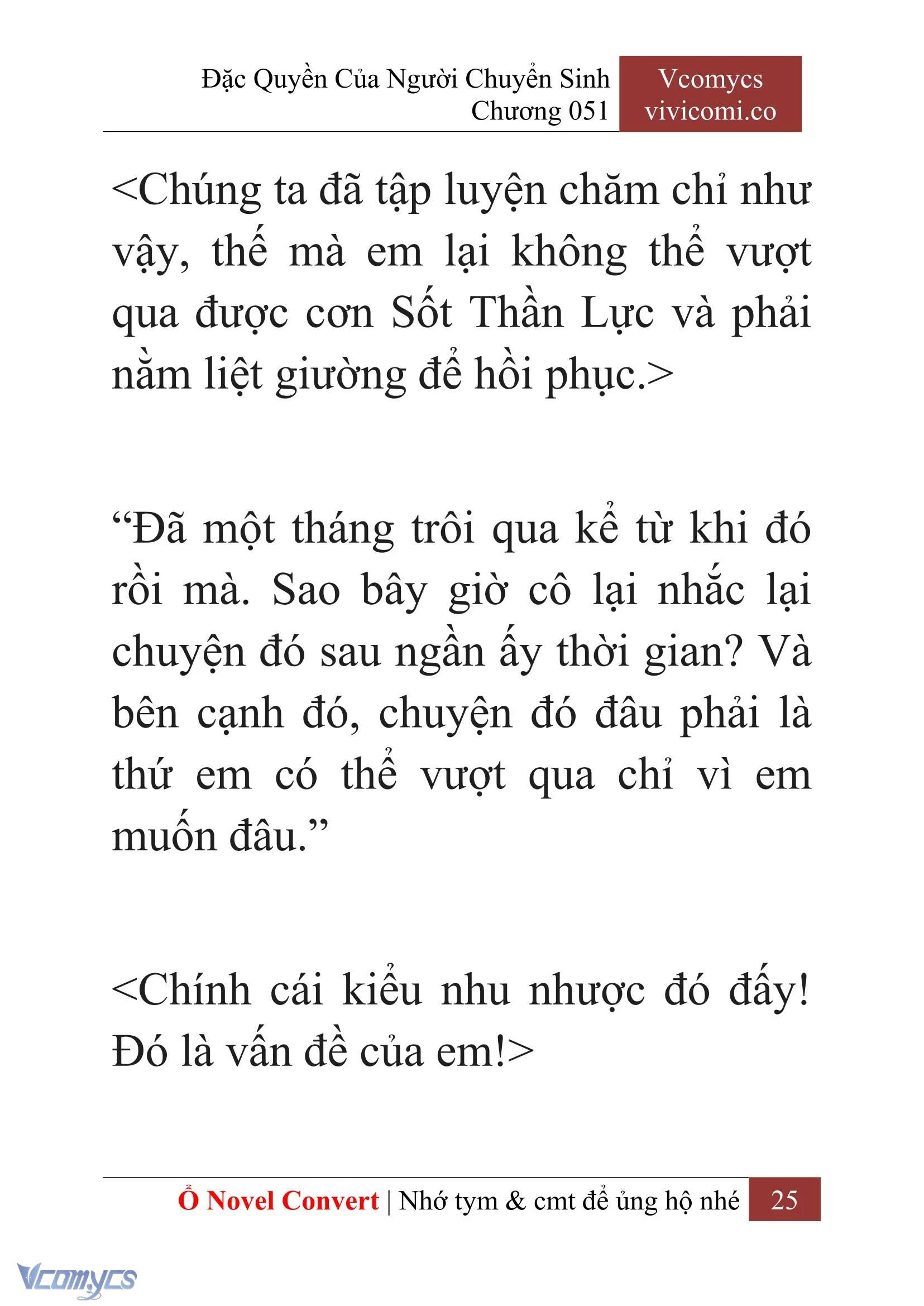 [Novel] Đặc Quyền Của Người Chuyển Sinh Chapter  51 - 27