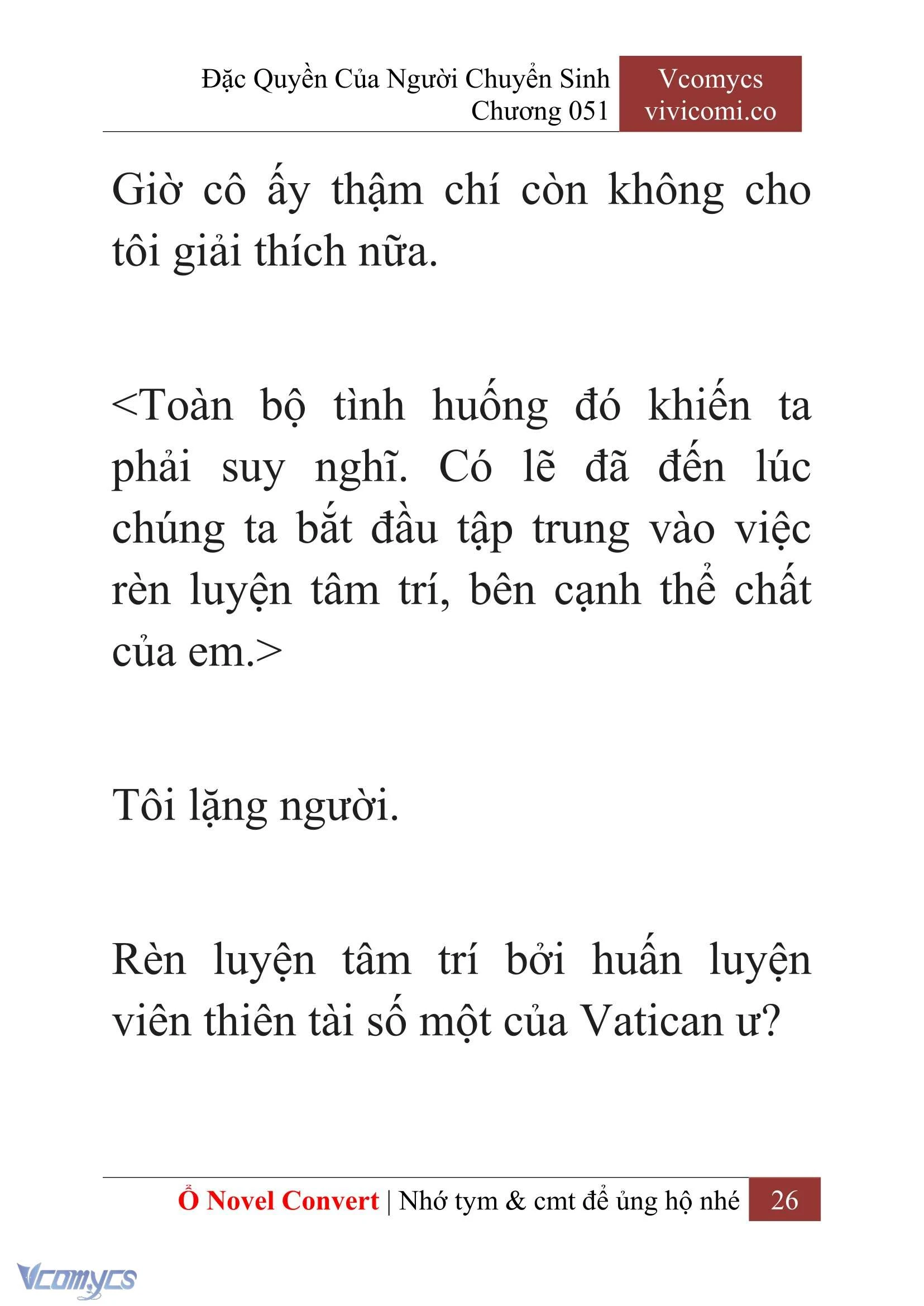 [Novel] Đặc Quyền Của Người Chuyển Sinh Chapter  51 - 28