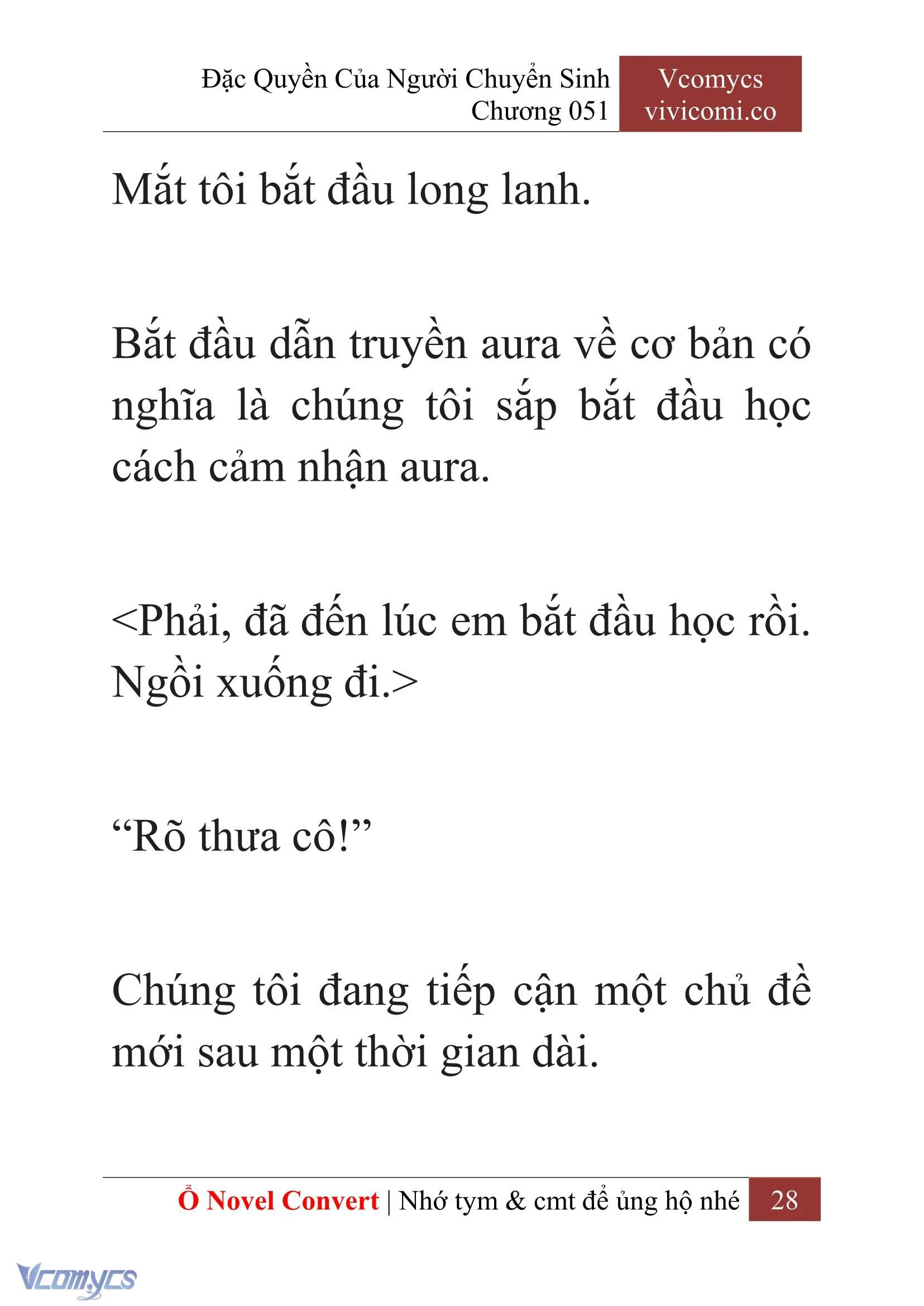 [Novel] Đặc Quyền Của Người Chuyển Sinh Chapter  51 - 30