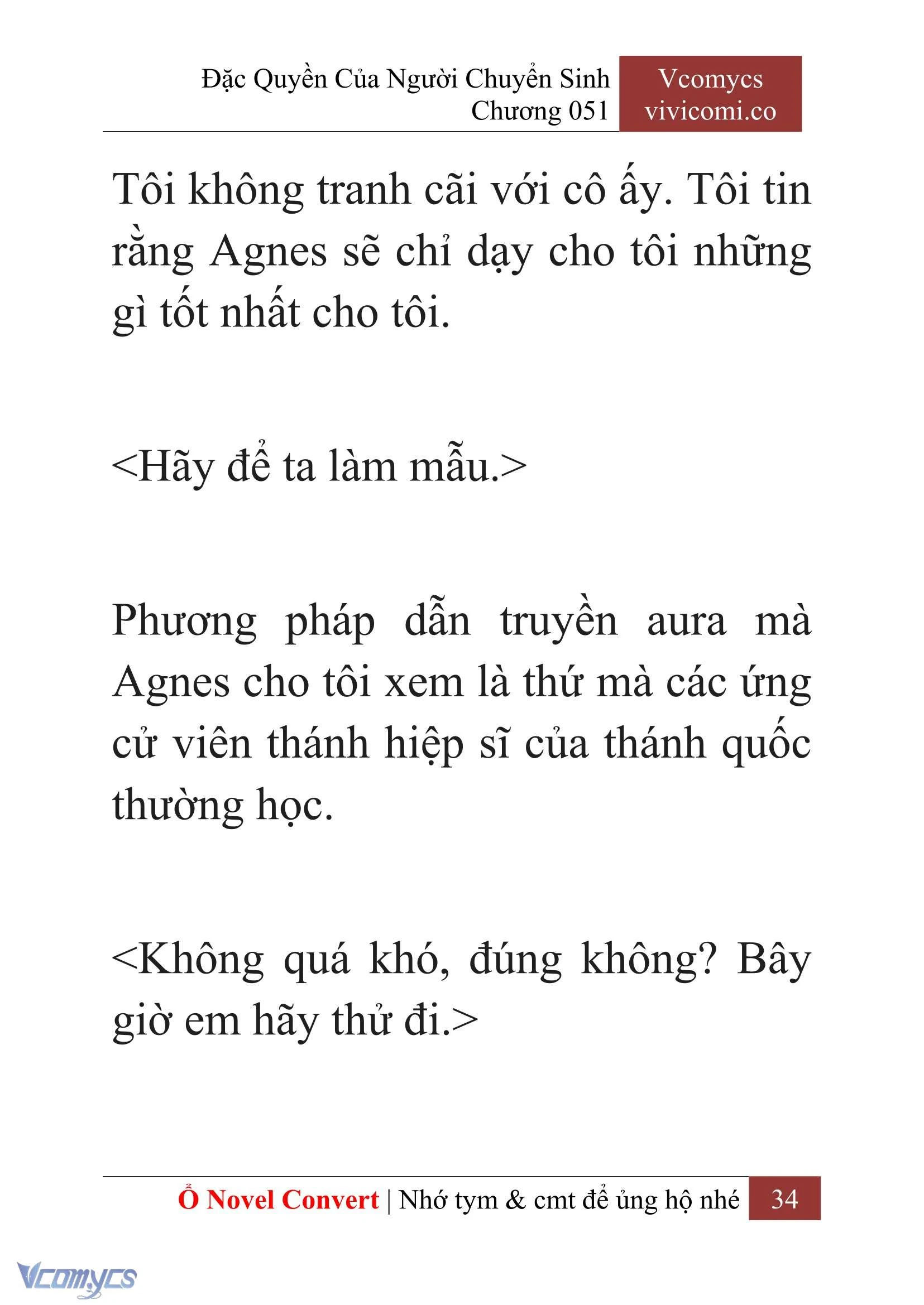 [Novel] Đặc Quyền Của Người Chuyển Sinh Chapter  51 - 36