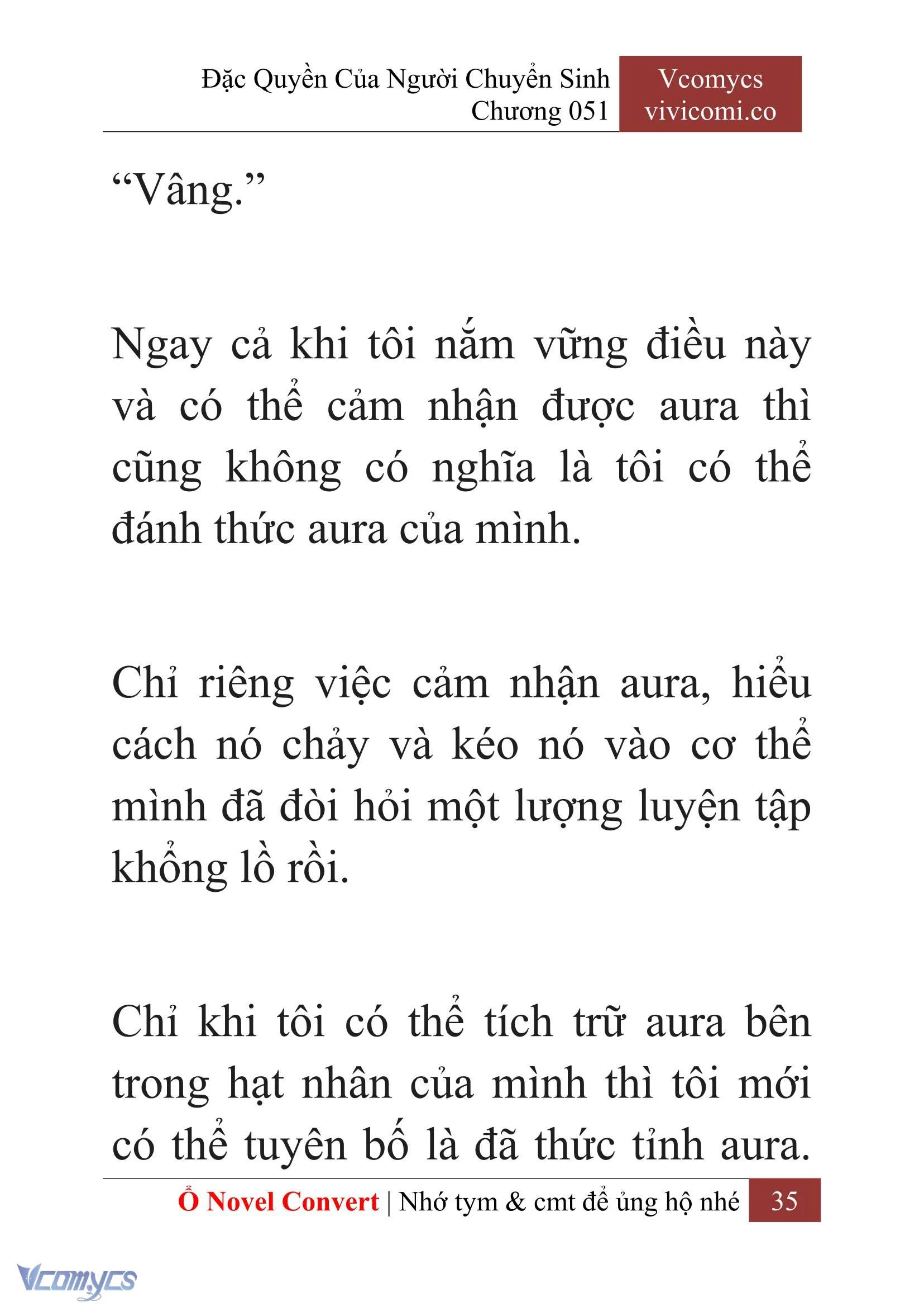 [Novel] Đặc Quyền Của Người Chuyển Sinh Chapter  51 - 37