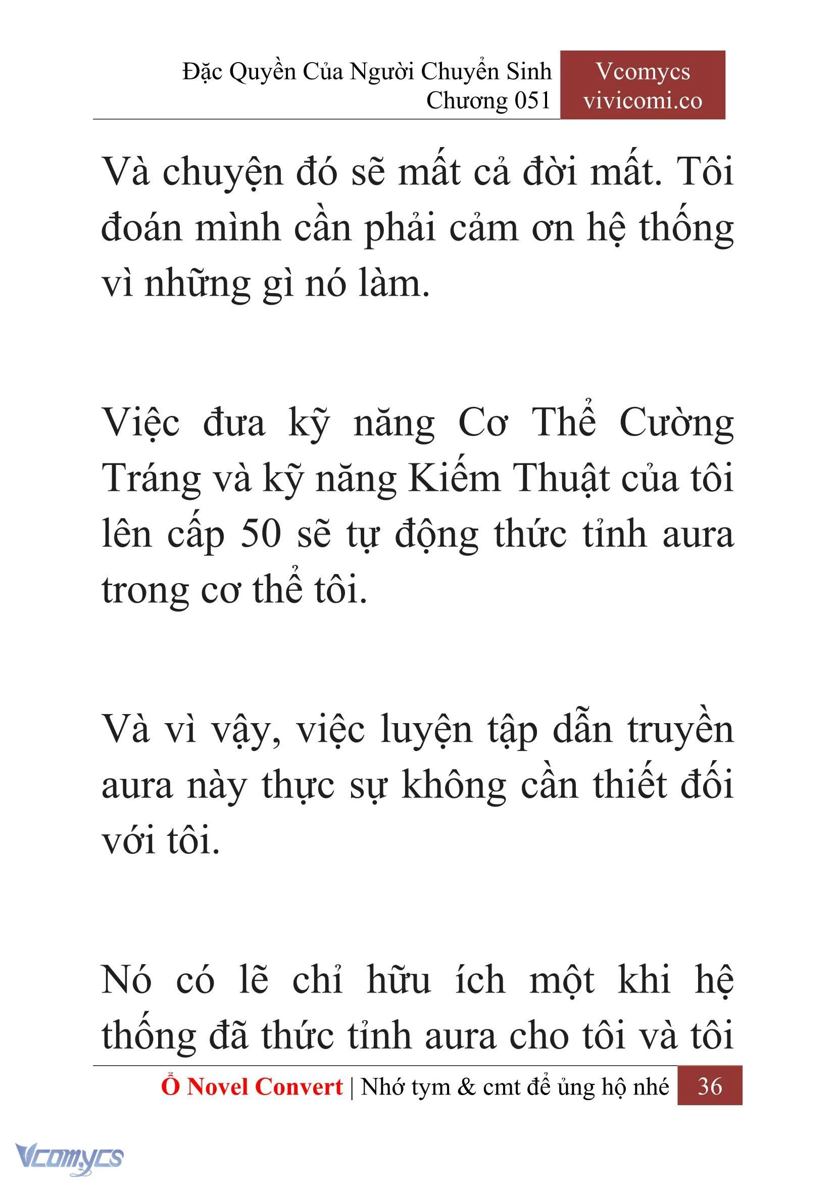 [Novel] Đặc Quyền Của Người Chuyển Sinh Chapter  51 - 38