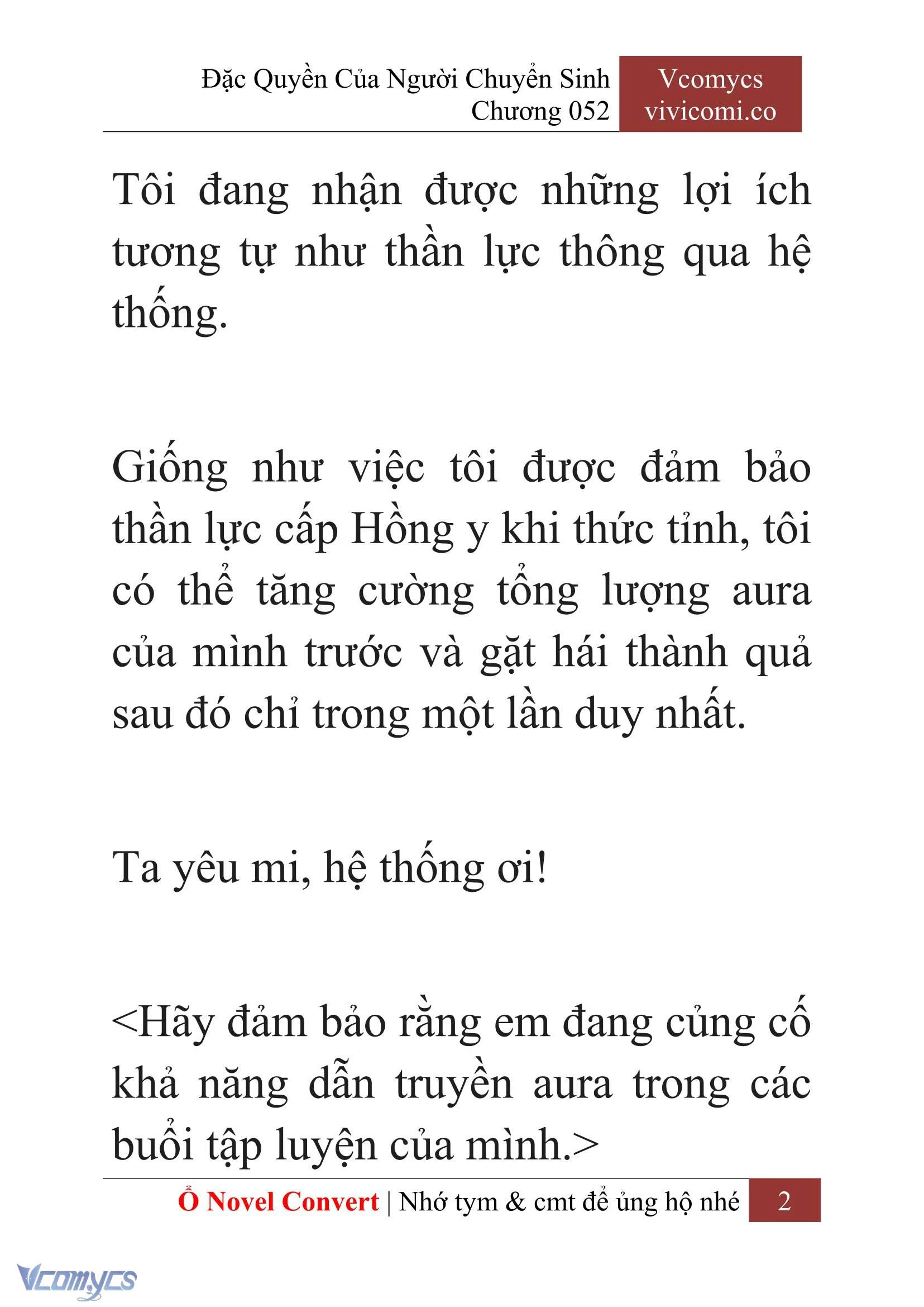[Novel] Đặc Quyền Của Người Chuyển Sinh Chapter  52 - 4