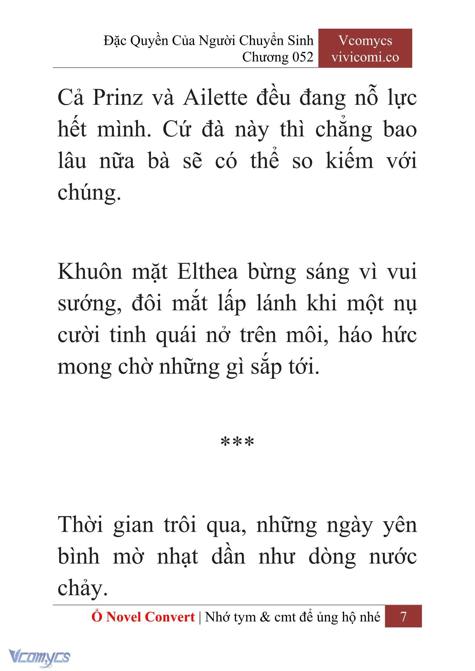 [Novel] Đặc Quyền Của Người Chuyển Sinh Chapter  52 - 9