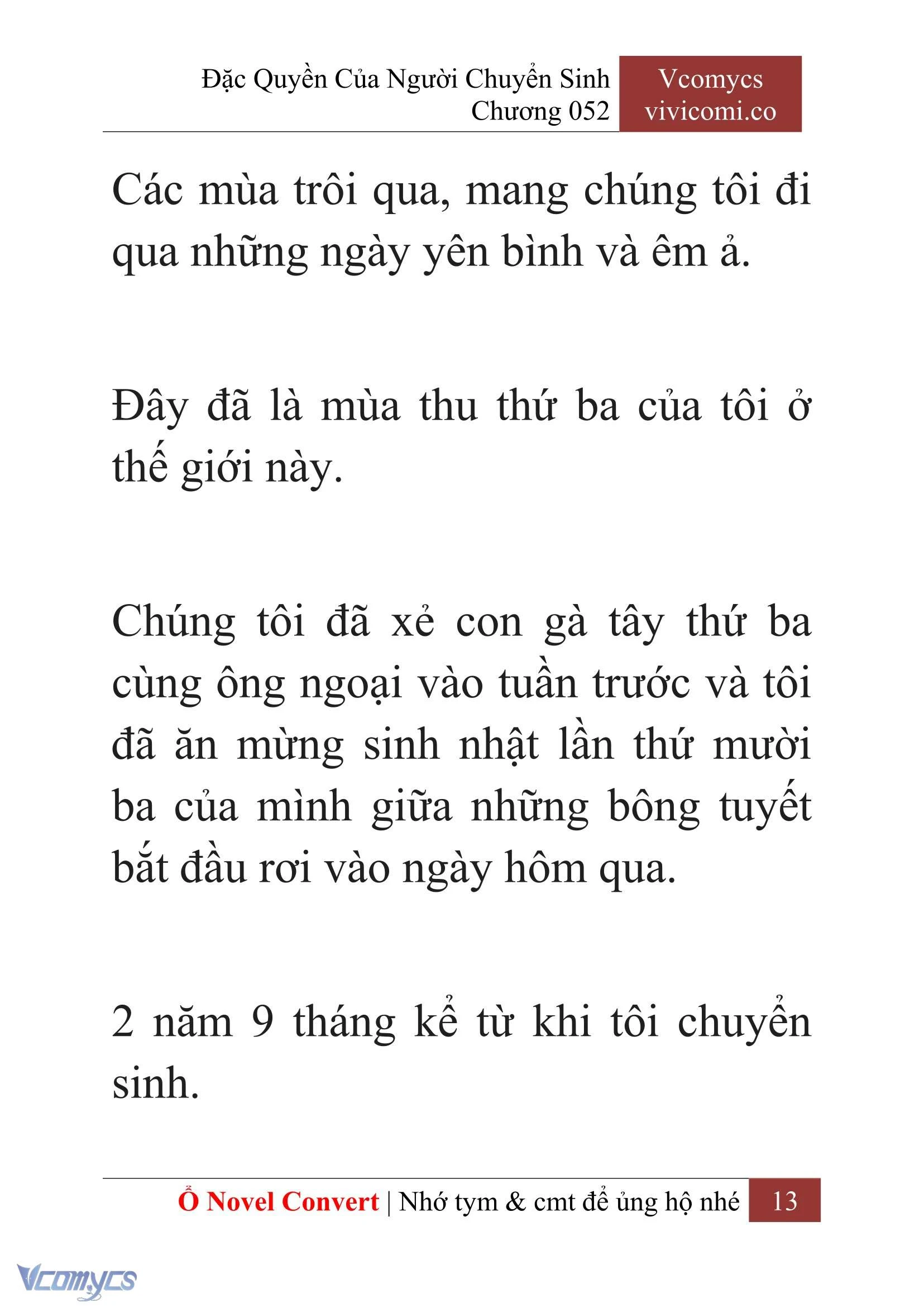 [Novel] Đặc Quyền Của Người Chuyển Sinh Chapter  52 - 15