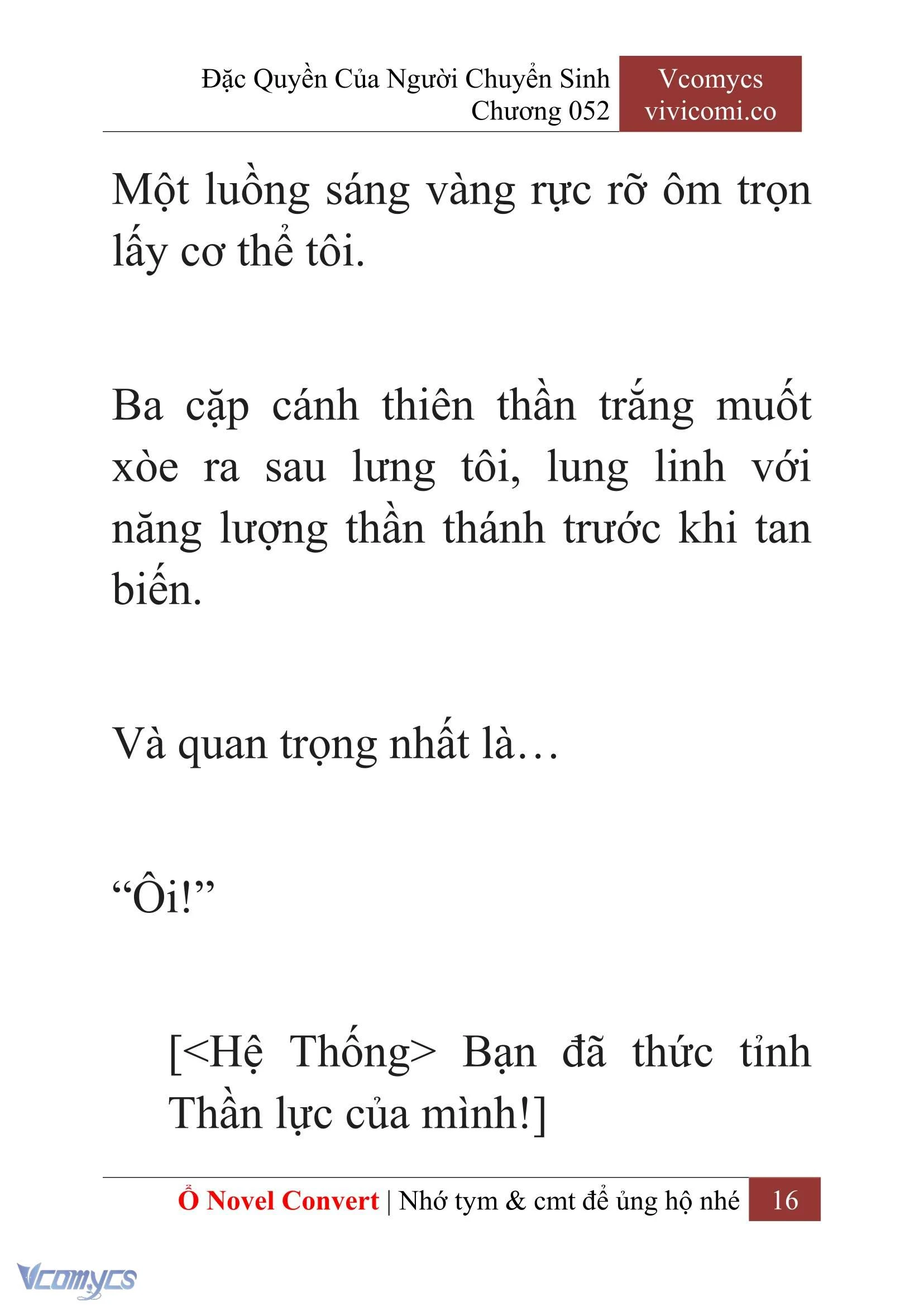 [Novel] Đặc Quyền Của Người Chuyển Sinh Chapter  52 - 18