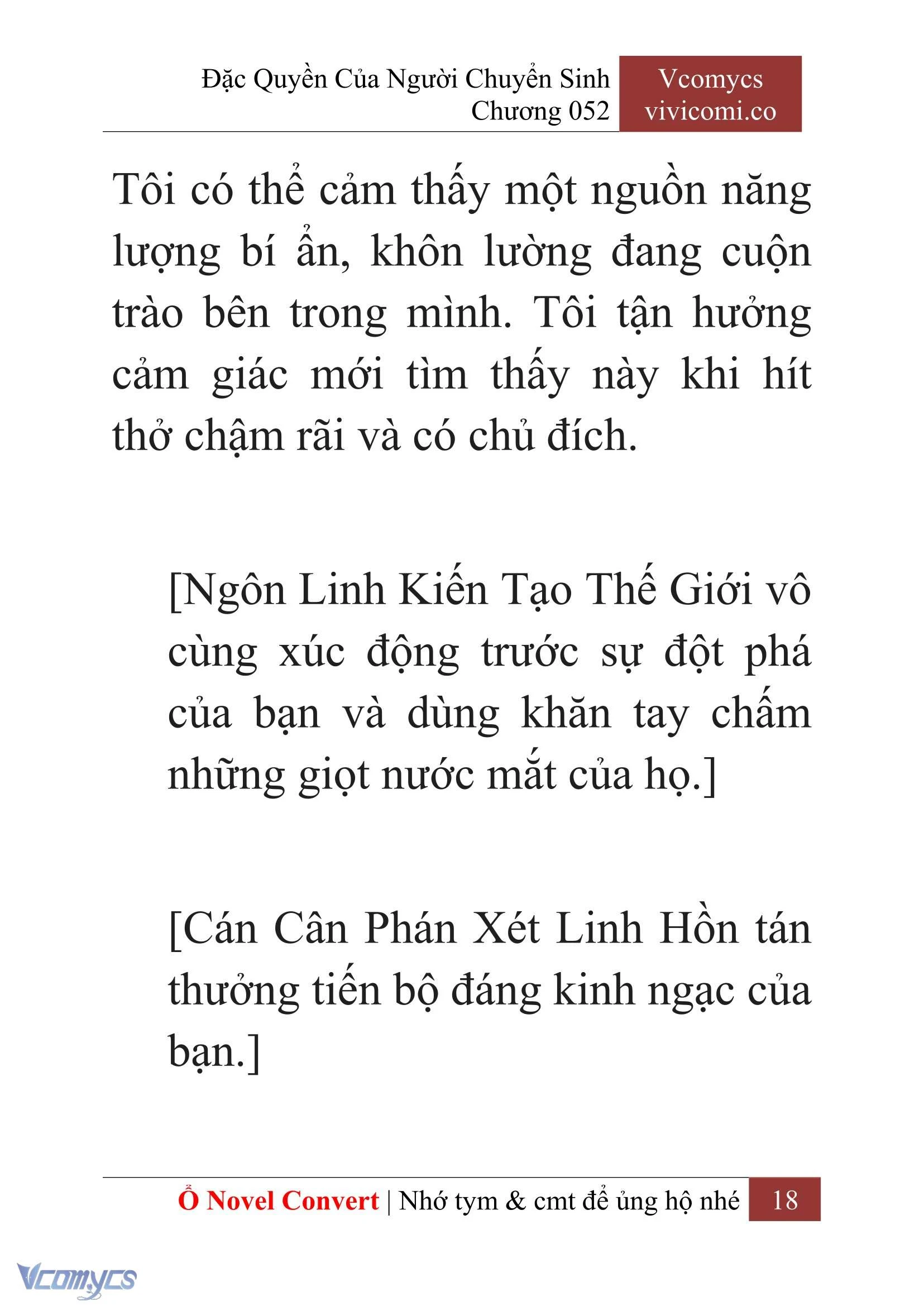 [Novel] Đặc Quyền Của Người Chuyển Sinh Chapter  52 - 20