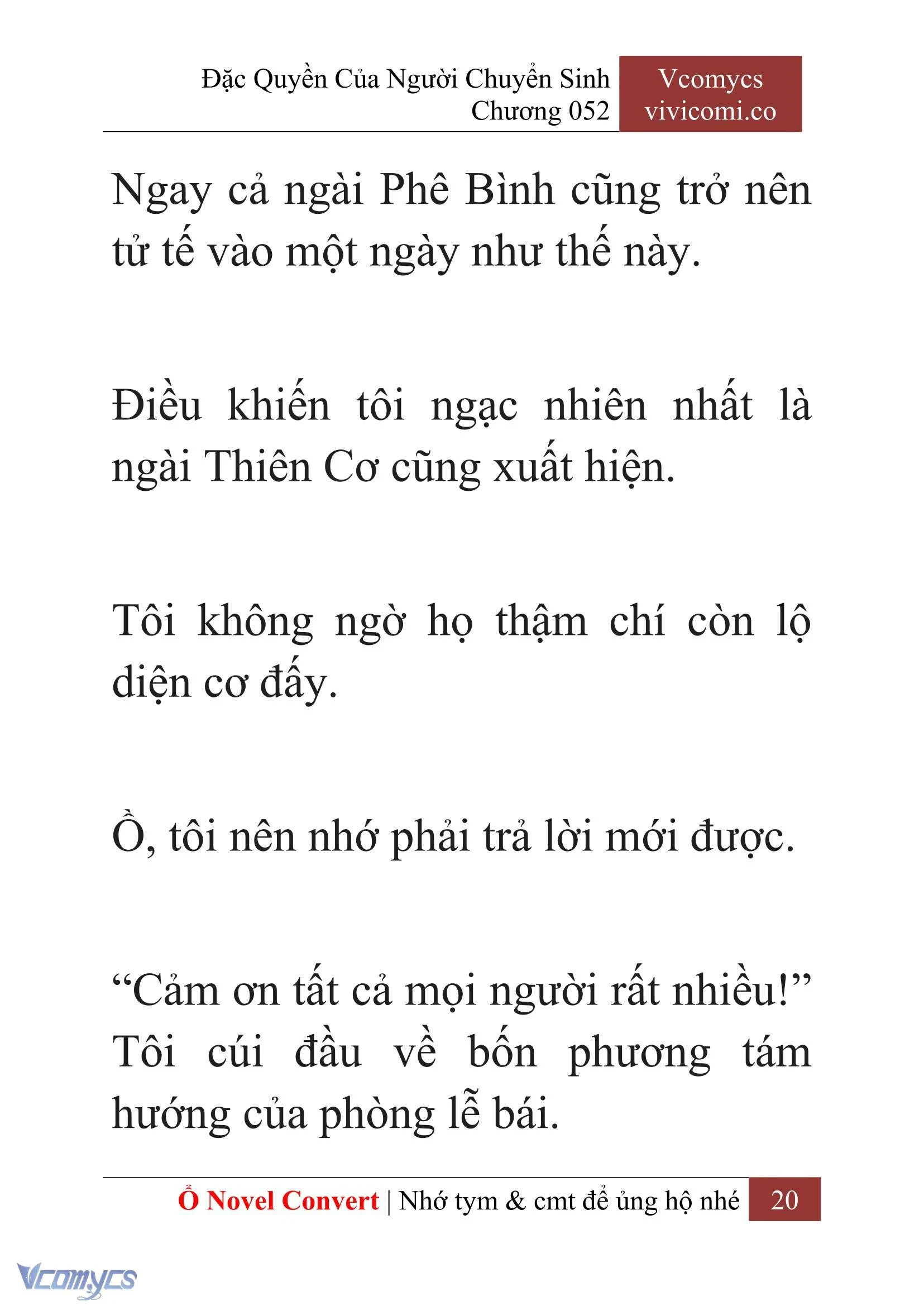 [Novel] Đặc Quyền Của Người Chuyển Sinh Chapter  52 - 22