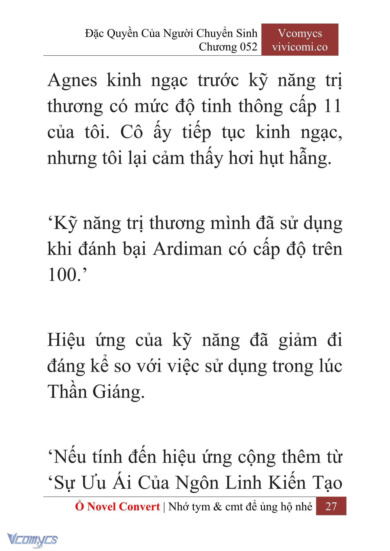 [Novel] Đặc Quyền Của Người Chuyển Sinh Chapter  52 - 29
