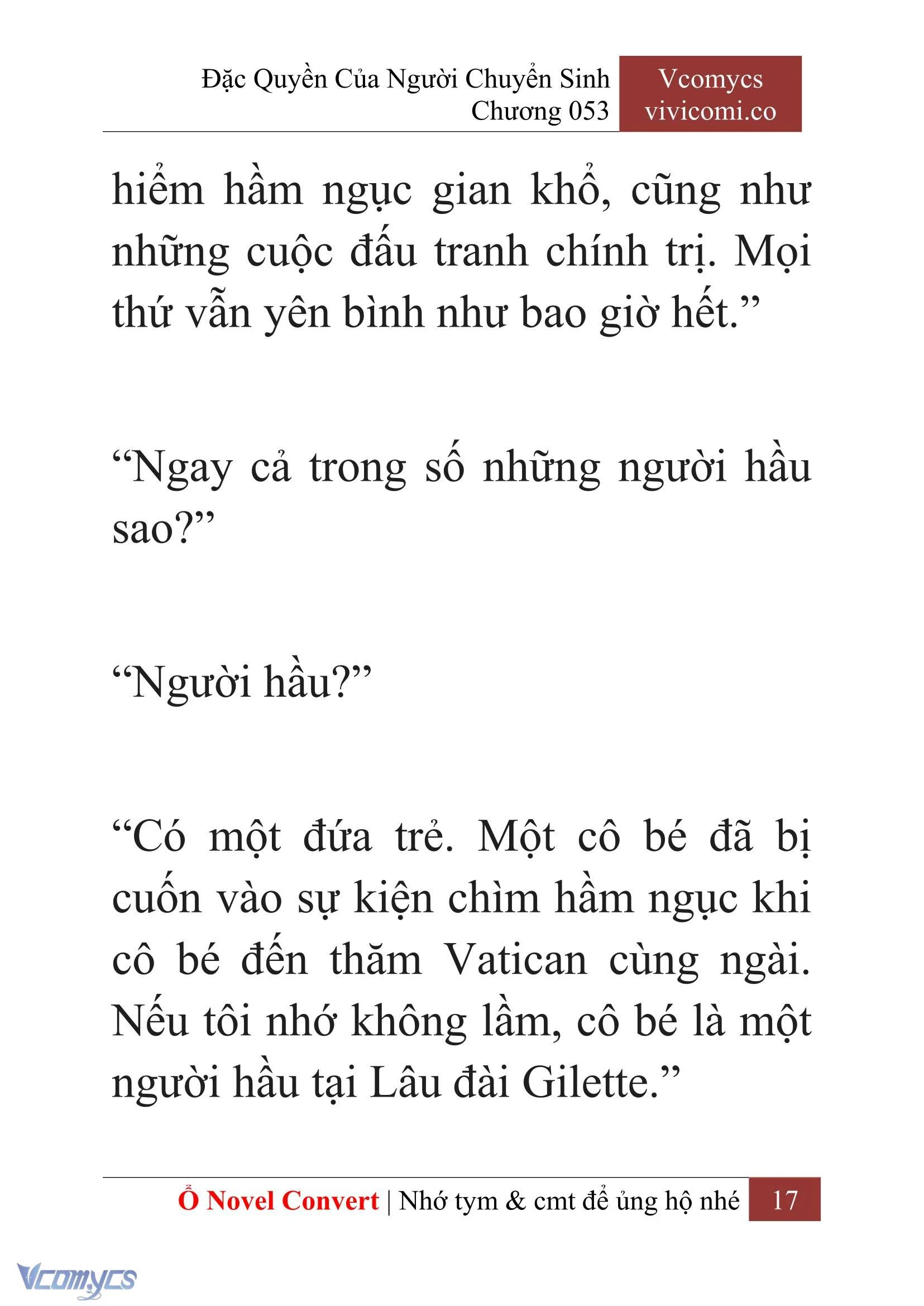 [Novel] Đặc Quyền Của Người Chuyển Sinh Chapter  53 - 19