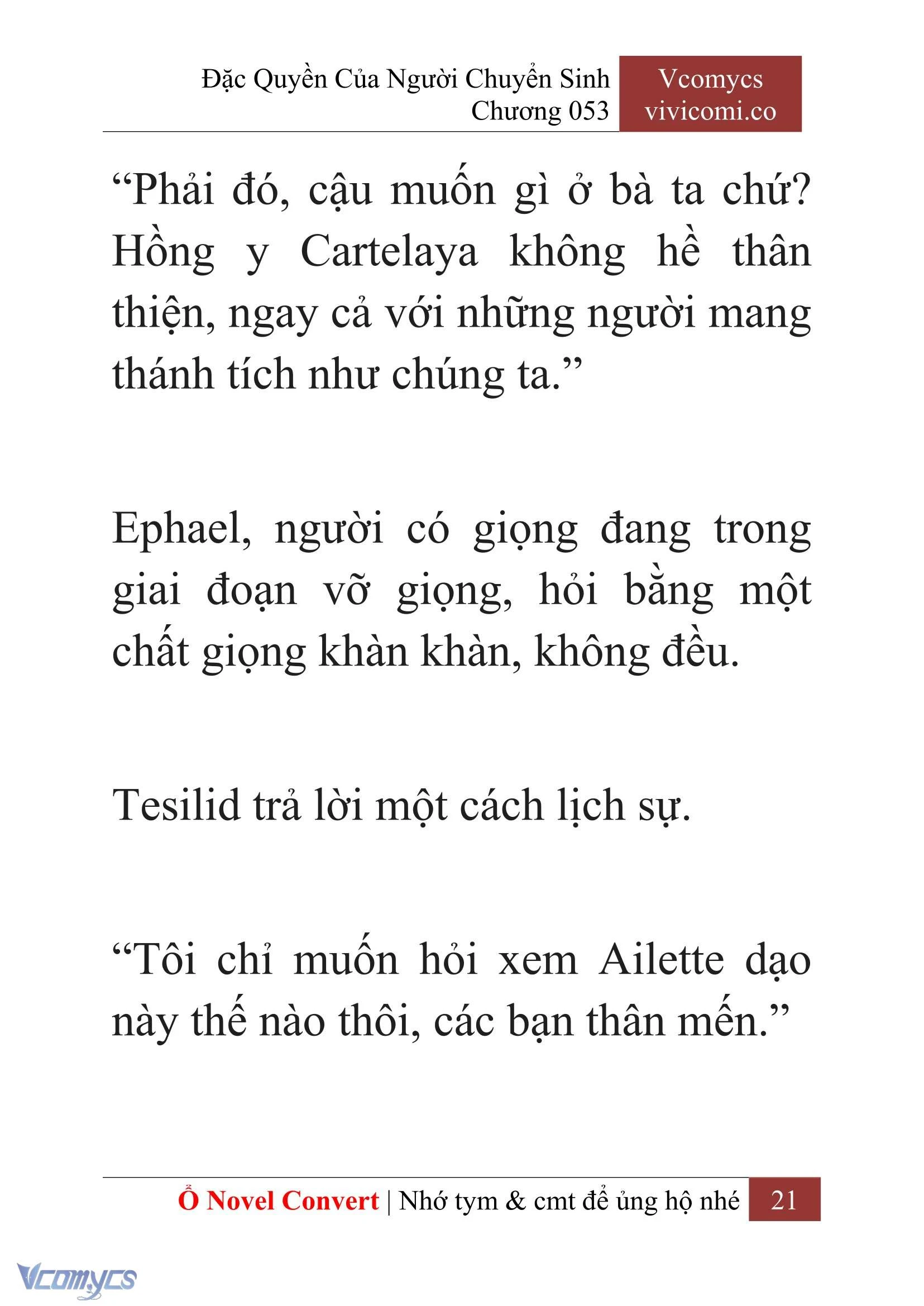 [Novel] Đặc Quyền Của Người Chuyển Sinh Chapter  53 - 23