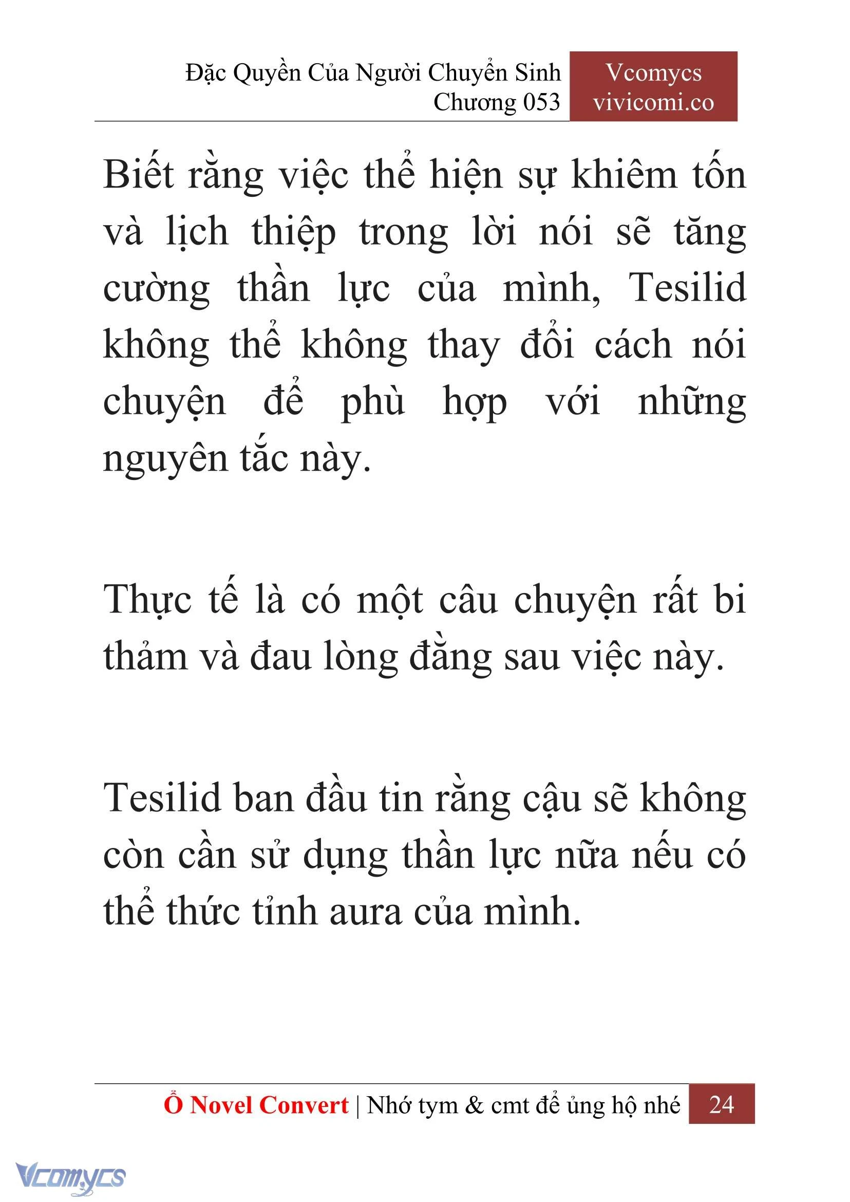 [Novel] Đặc Quyền Của Người Chuyển Sinh Chapter  53 - 26
