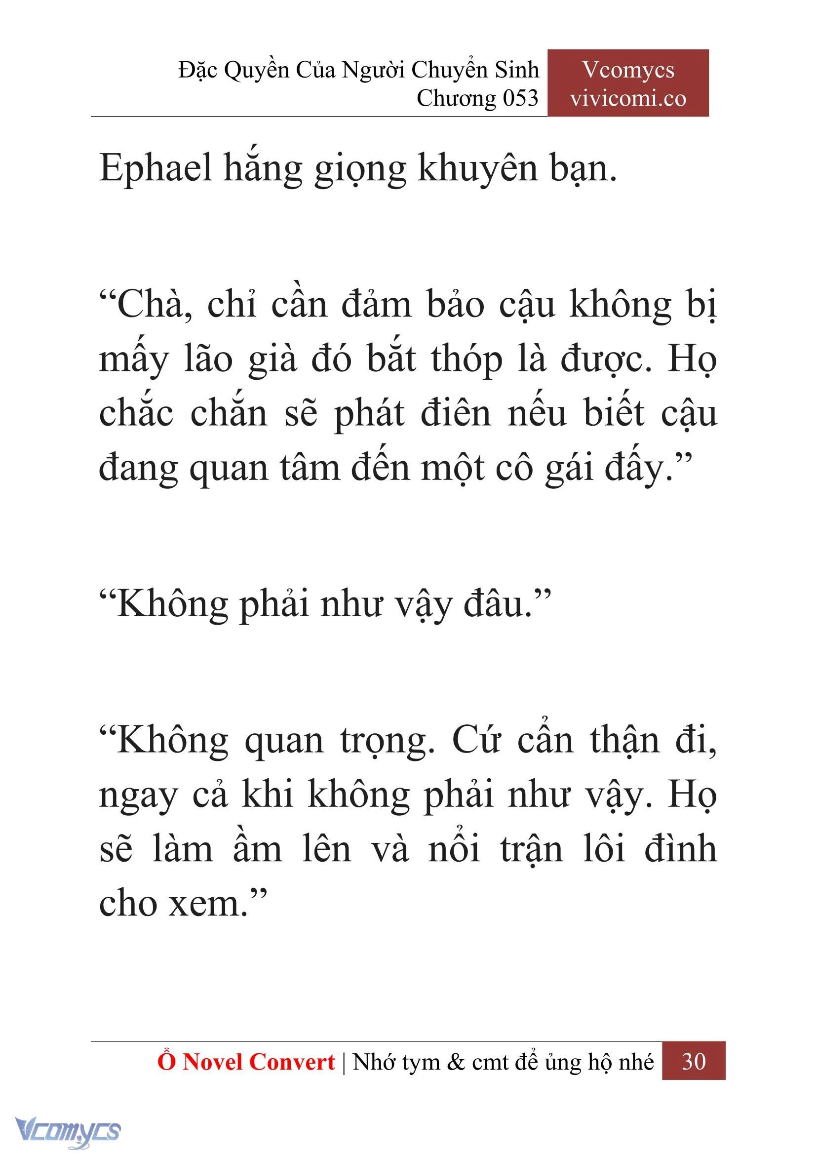 [Novel] Đặc Quyền Của Người Chuyển Sinh Chapter  53 - 32