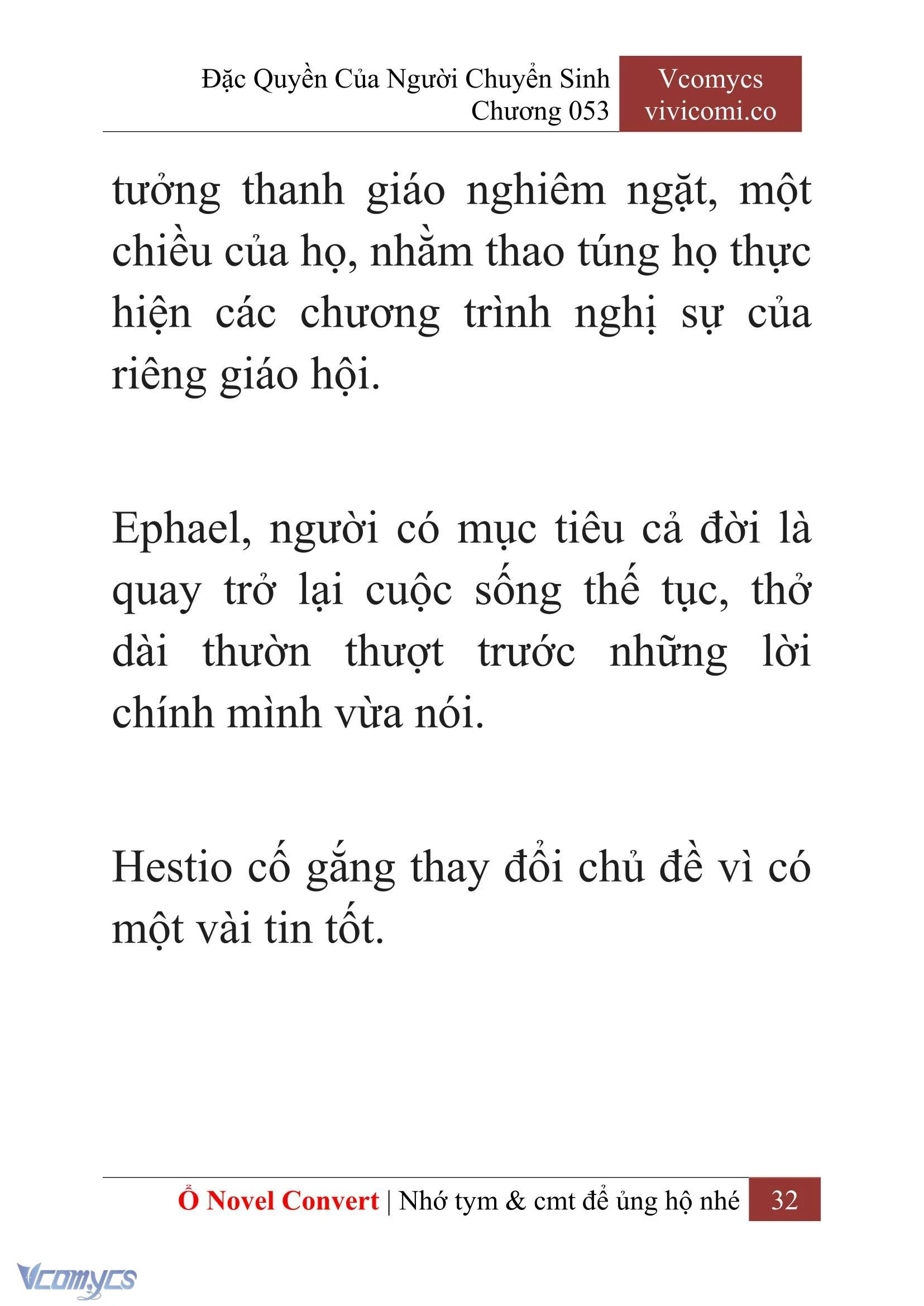 [Novel] Đặc Quyền Của Người Chuyển Sinh Chapter  53 - 34