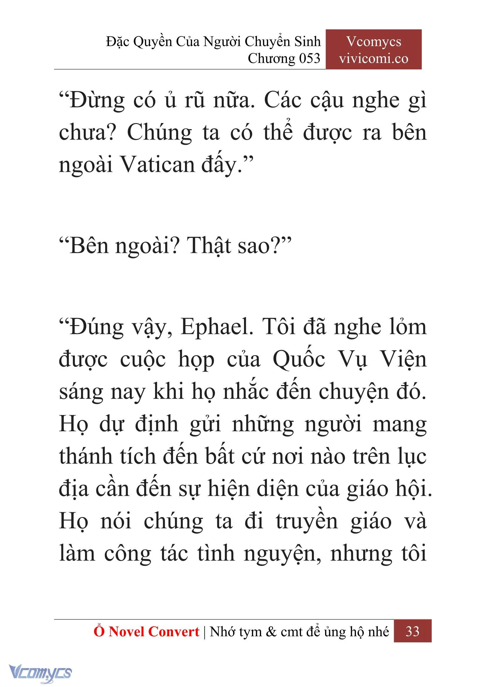 [Novel] Đặc Quyền Của Người Chuyển Sinh Chapter  53 - 35
