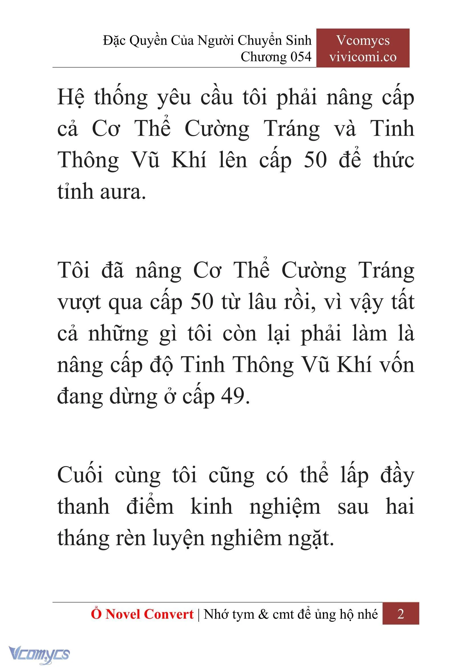 [Novel] Đặc Quyền Của Người Chuyển Sinh Chapter  54 - 4
