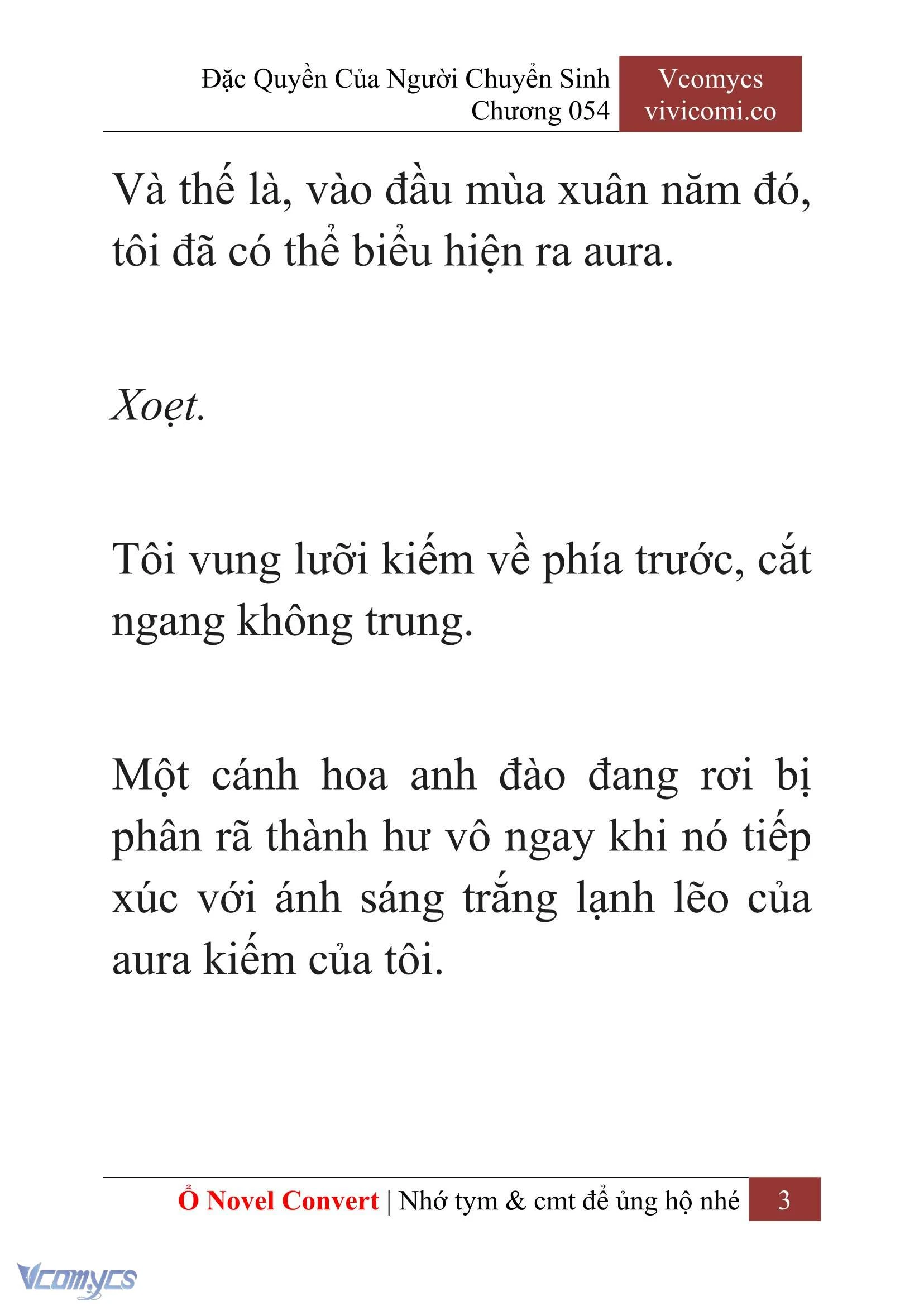 [Novel] Đặc Quyền Của Người Chuyển Sinh Chapter  54 - 5