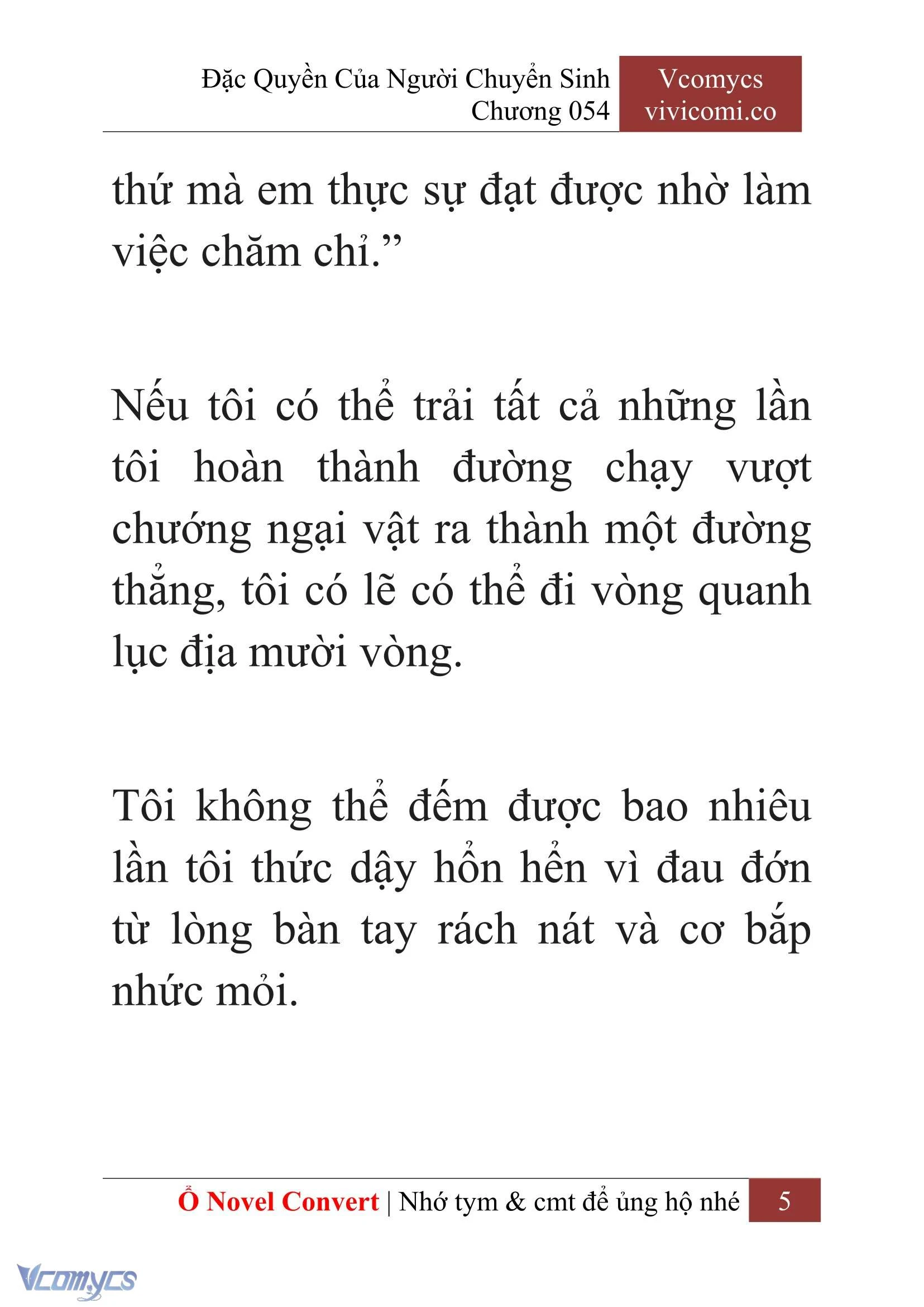 [Novel] Đặc Quyền Của Người Chuyển Sinh Chapter  54 - 7