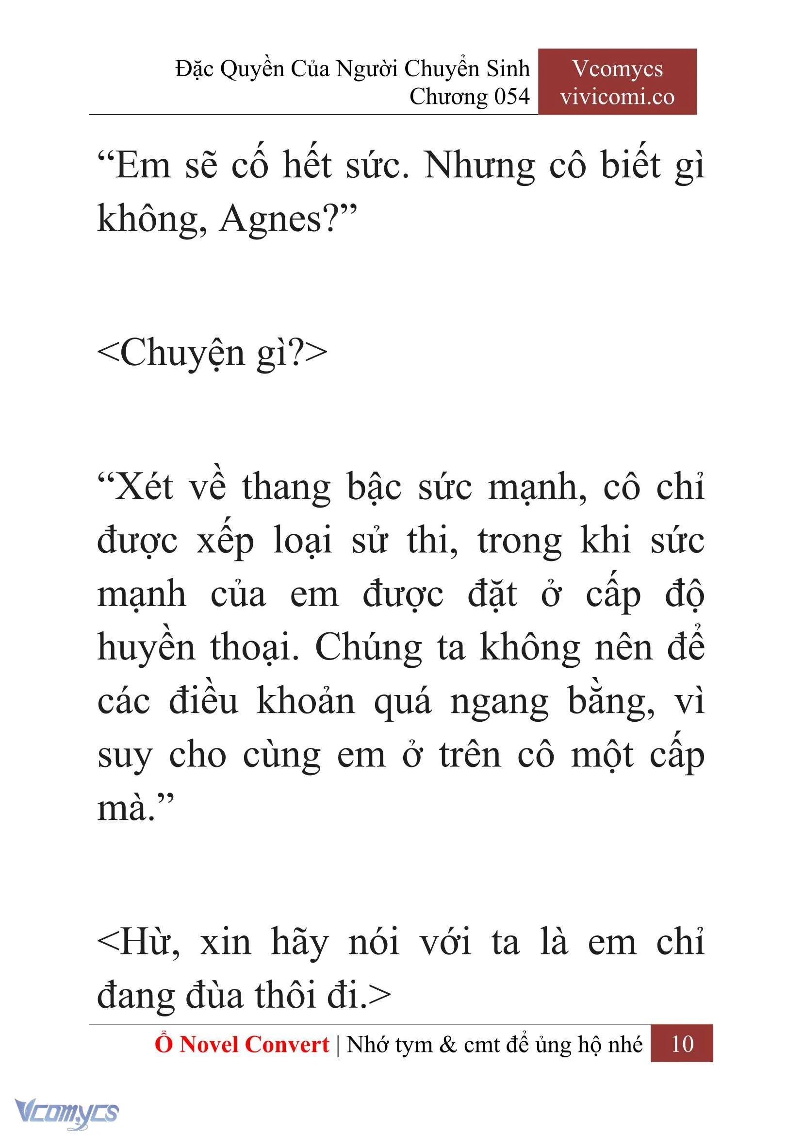 [Novel] Đặc Quyền Của Người Chuyển Sinh Chapter  54 - 12