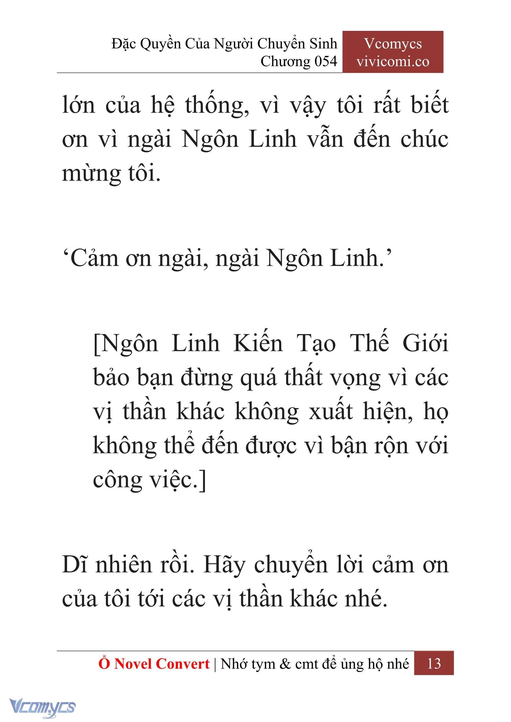 [Novel] Đặc Quyền Của Người Chuyển Sinh Chapter  54 - 15
