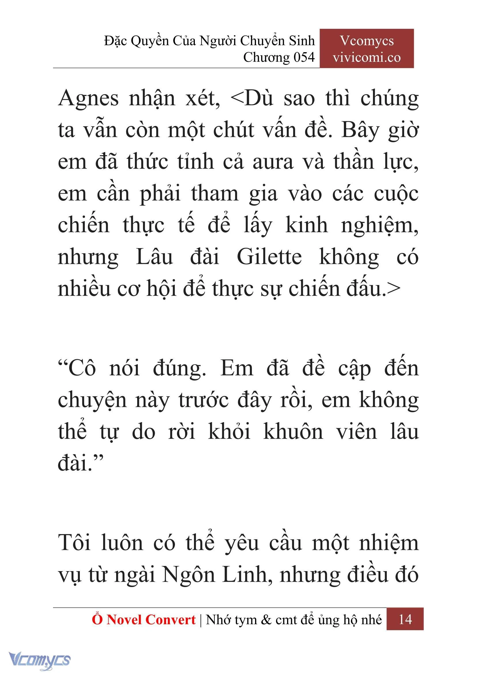 [Novel] Đặc Quyền Của Người Chuyển Sinh Chapter  54 - 16