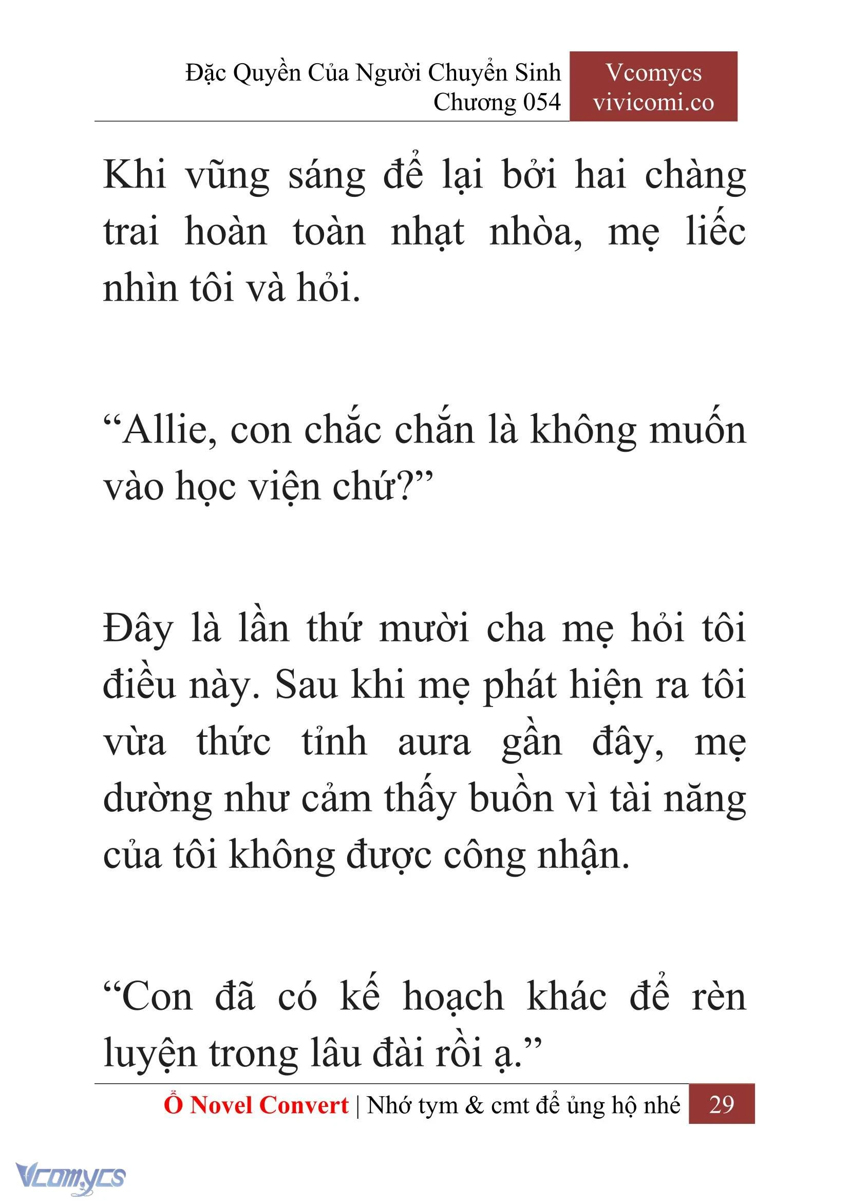 [Novel] Đặc Quyền Của Người Chuyển Sinh Chapter  54 - 31